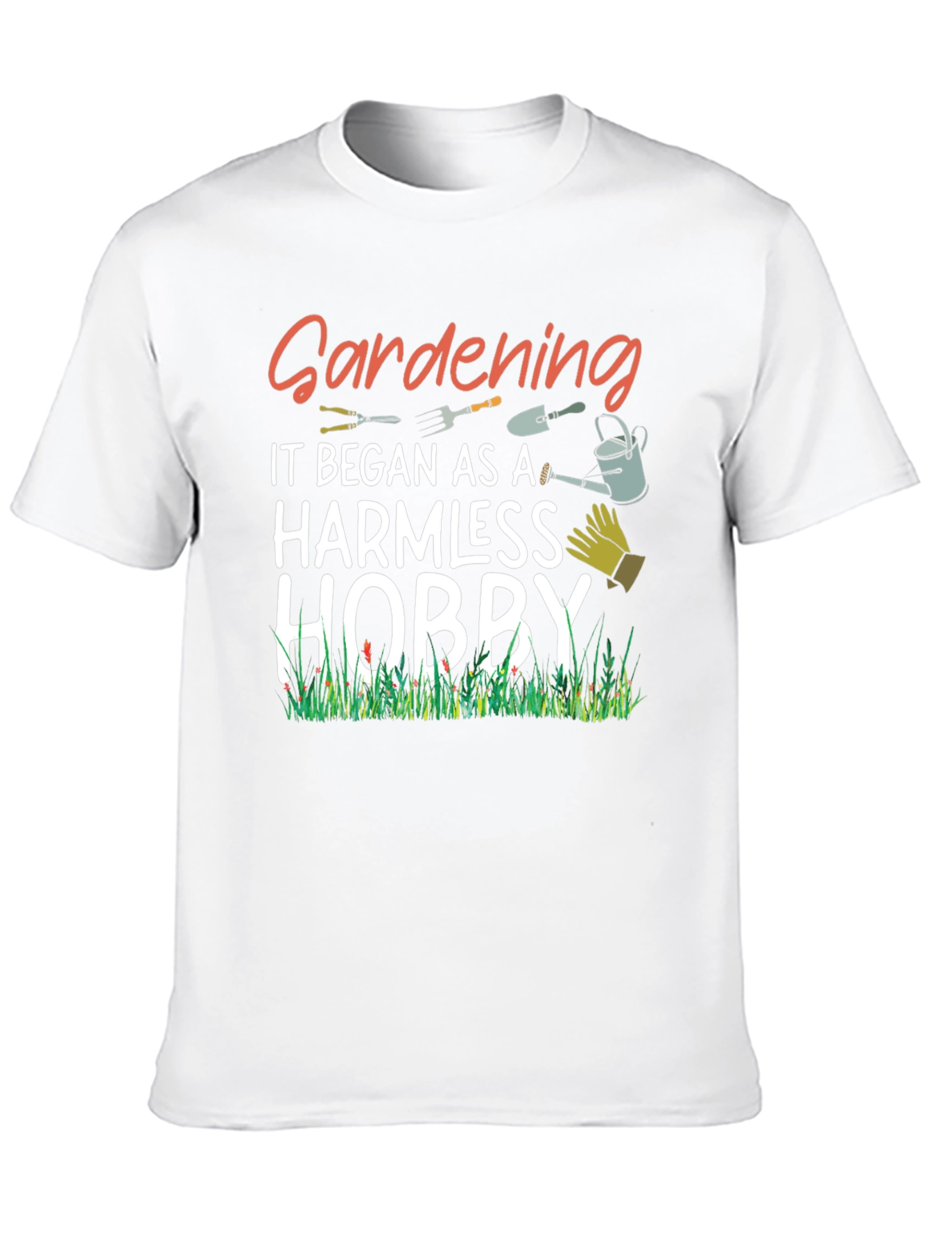 Black Gardening Hobby T-Shirt view 10