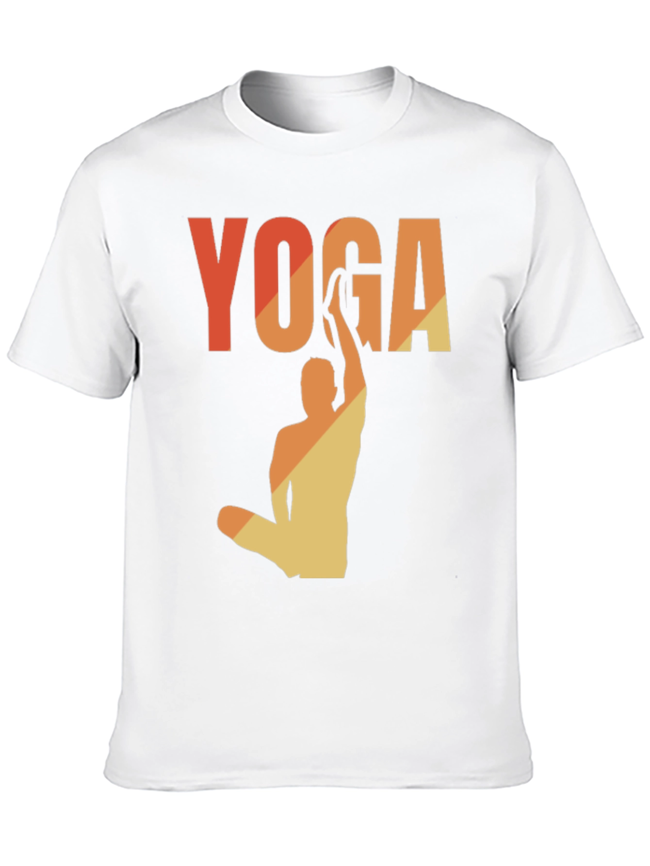 Black Yoga Pose Graphic Tee - Relaxed Fit view 10