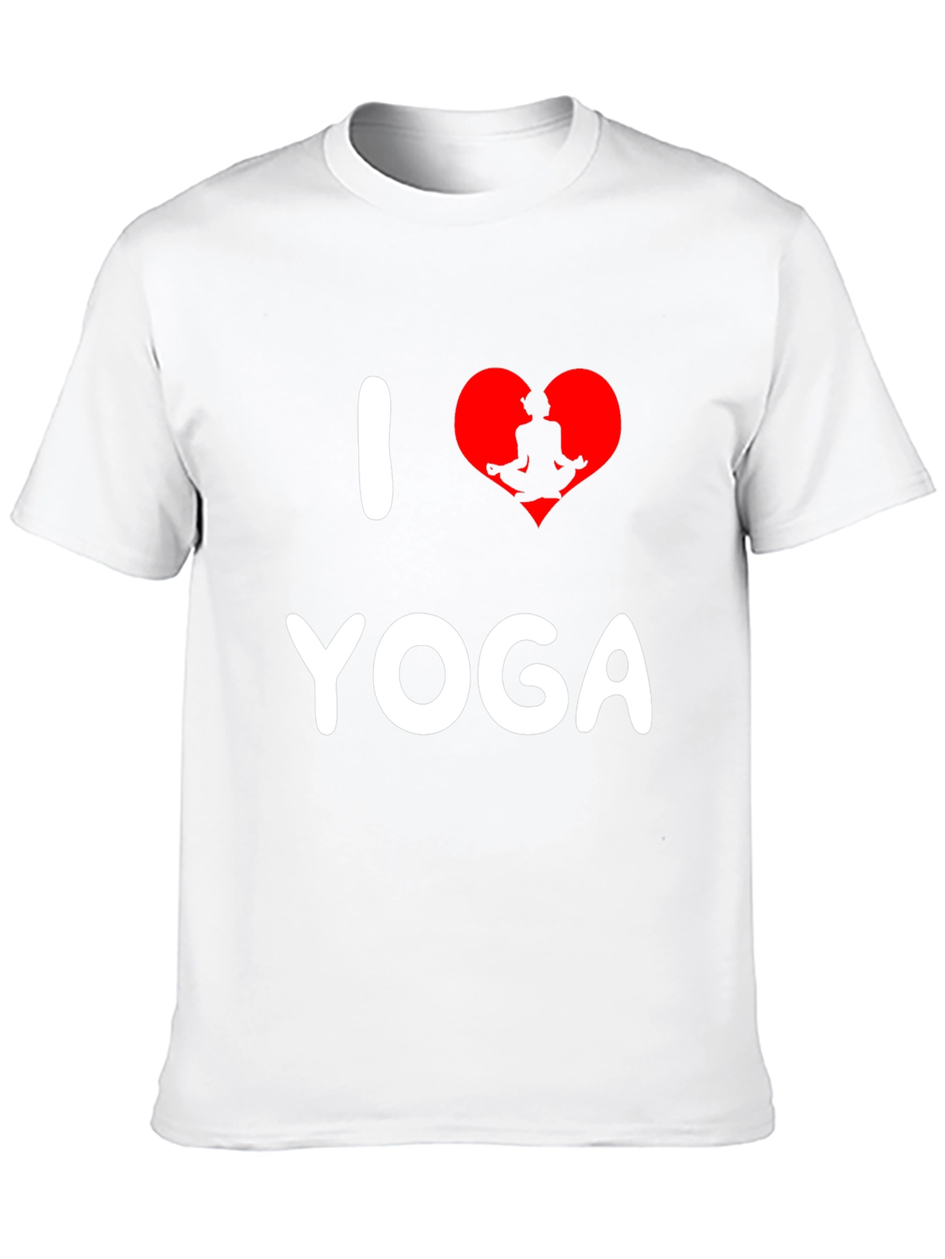 Black I Love Yoga T-Shirt - Stylish Cotton Tee view 10