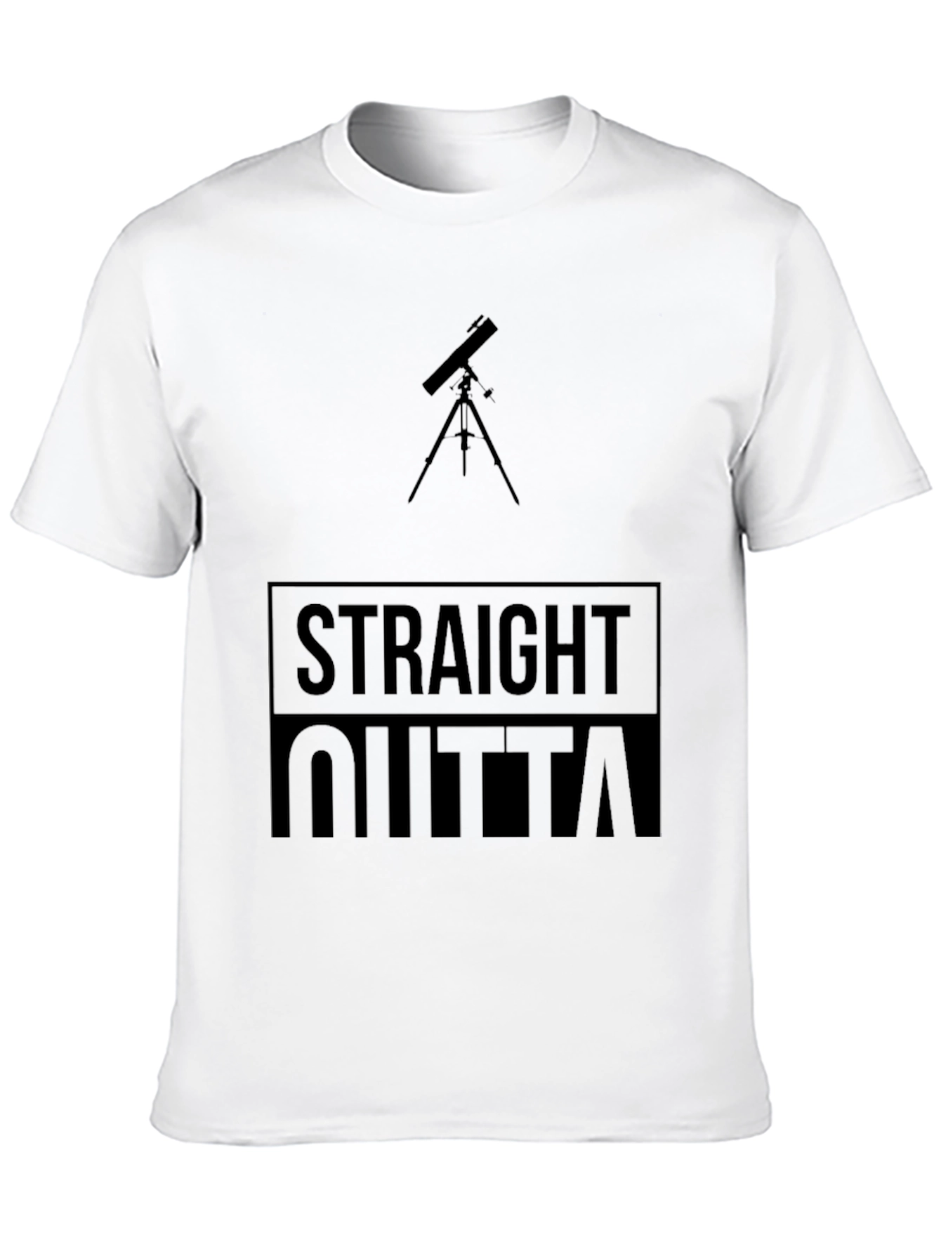 Straight Outta Space Black Tee - 10