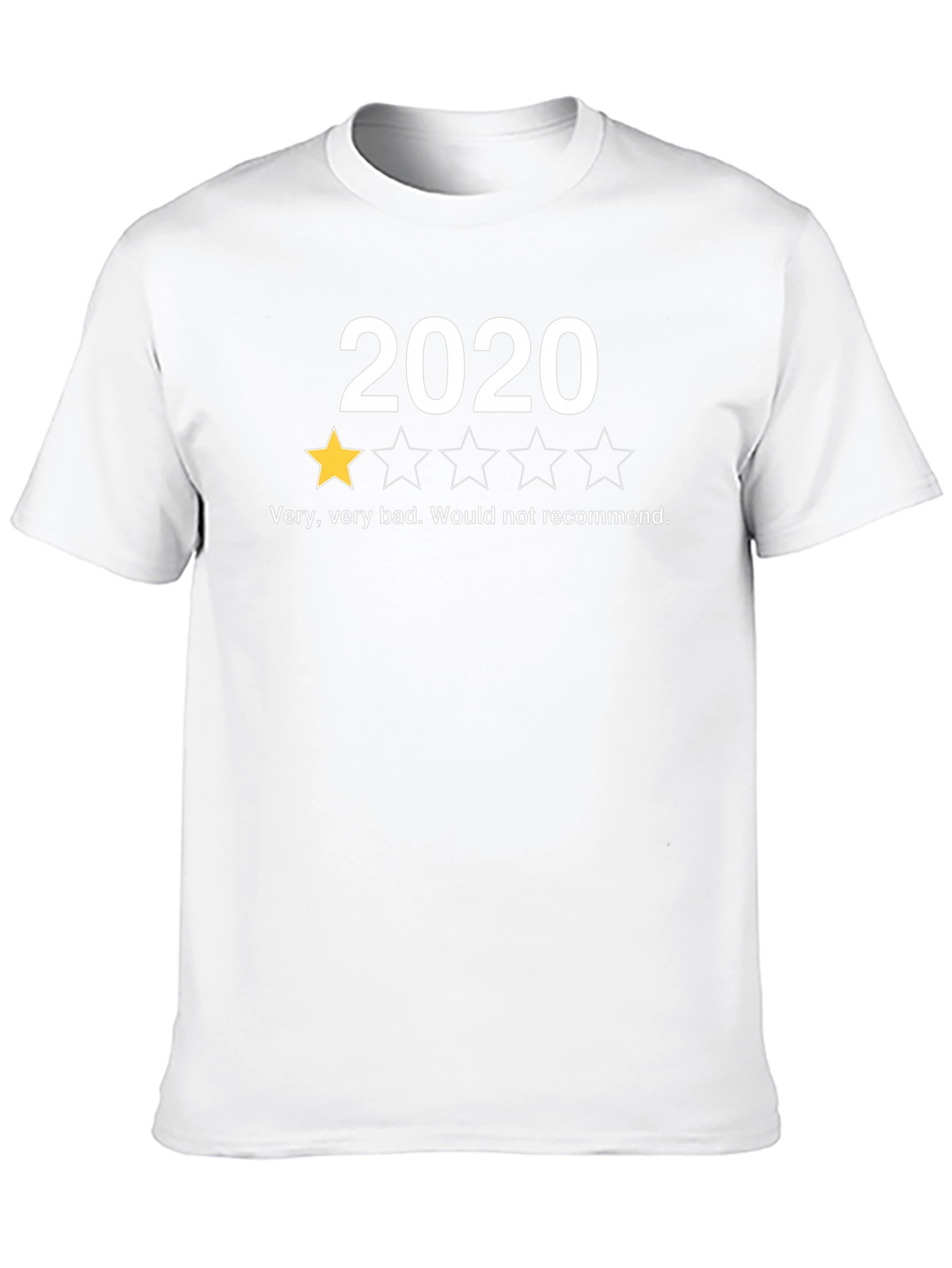 Black 2020 One-Star Review Graphic Tee view 10