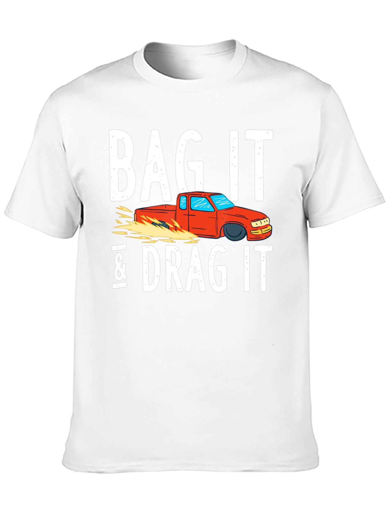 Black Bag It & Drag It Car Enthusiast Tee view 10