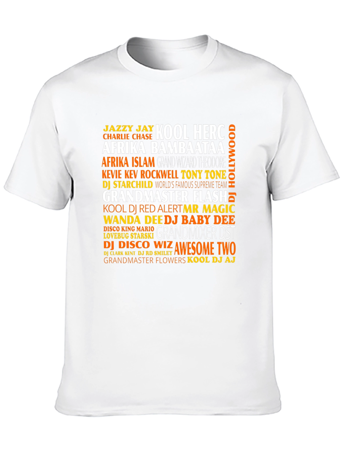 Black Hip Hop DJ Legends T-Shirt view 10