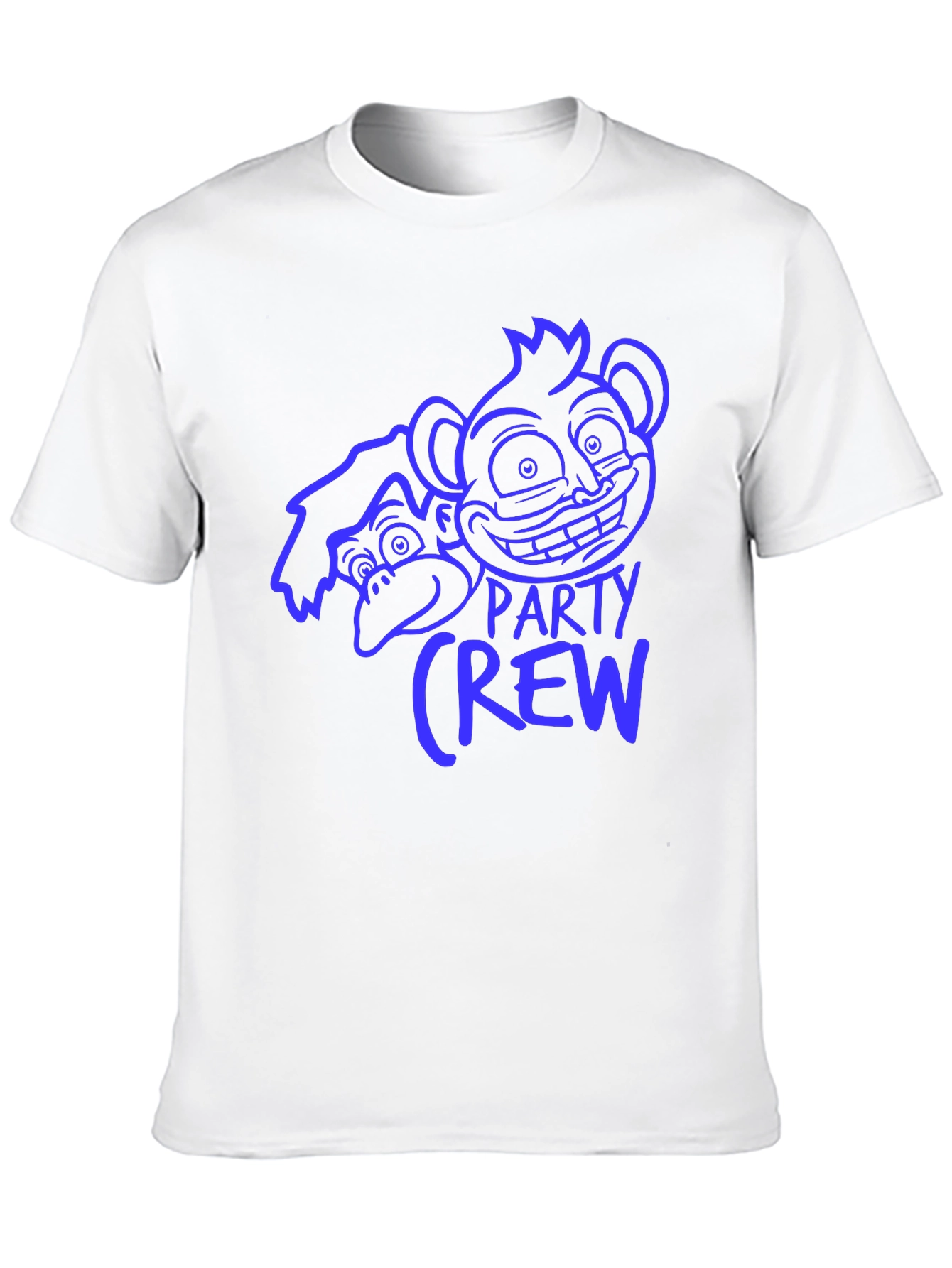 Black Monkey Party Crew Graphic Tee - Black view 10