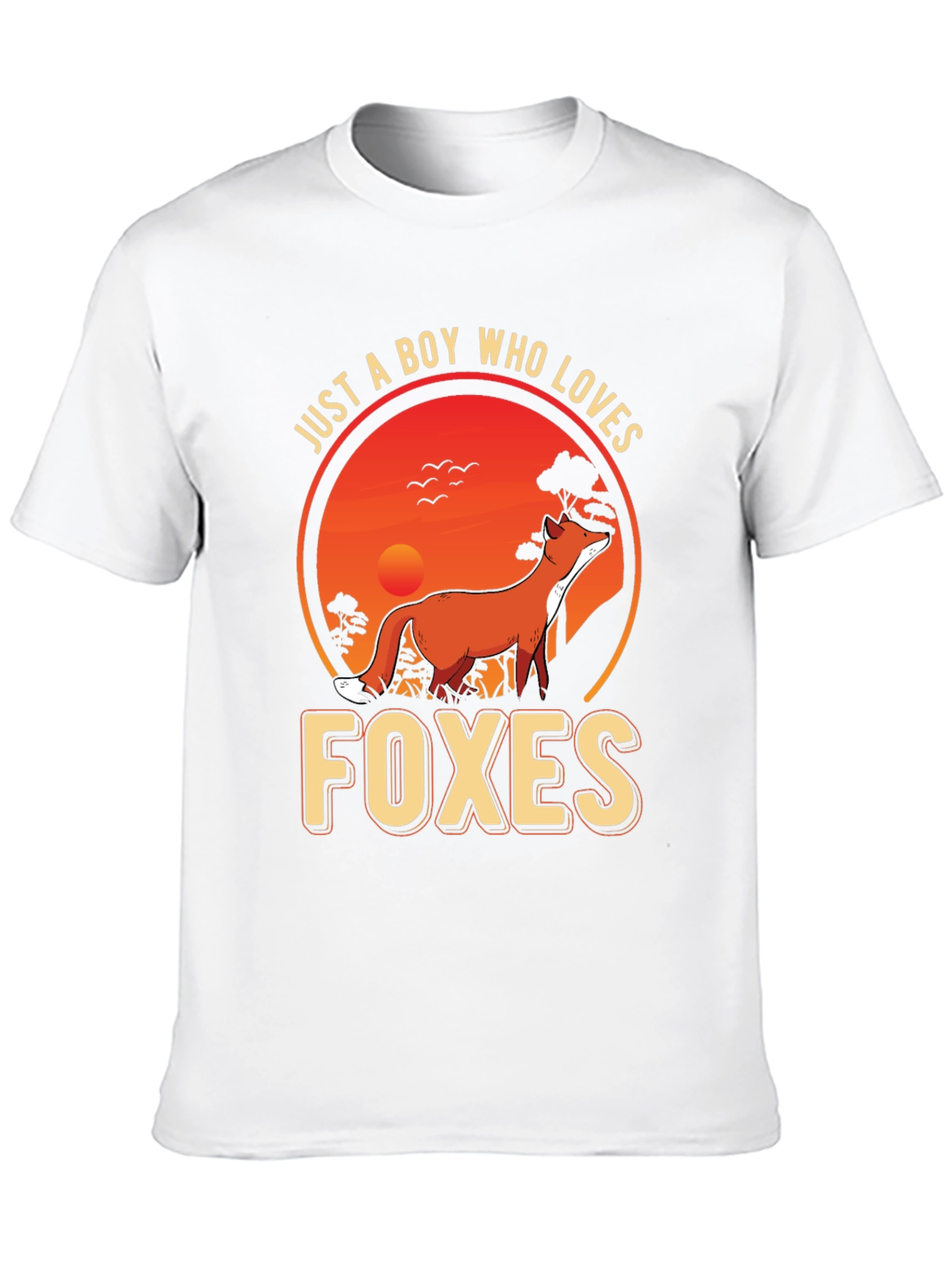 Black Boy Who Loves Foxes Graphic Tee view 10