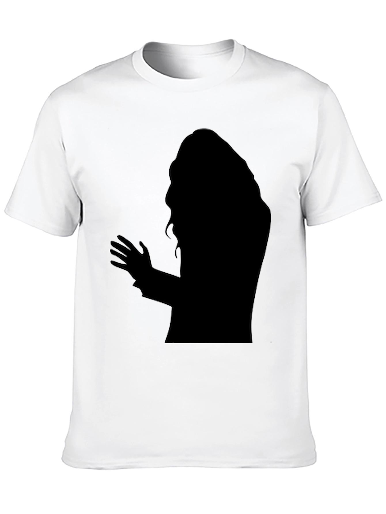 Black Silhouette Graphic T-Shirt - Men's Black Tee view 10