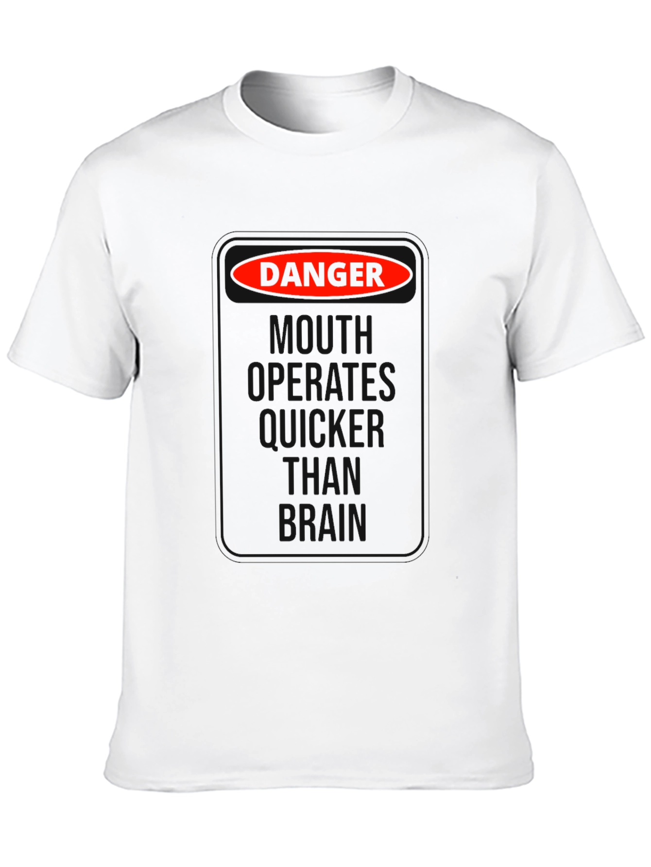 Black Danger Thin Ice Funny Graphic Tee view 10