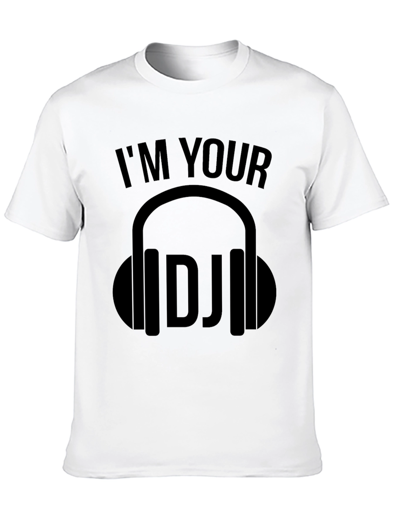 Black I'm Your DJ Black Graphic T-Shirt view 10