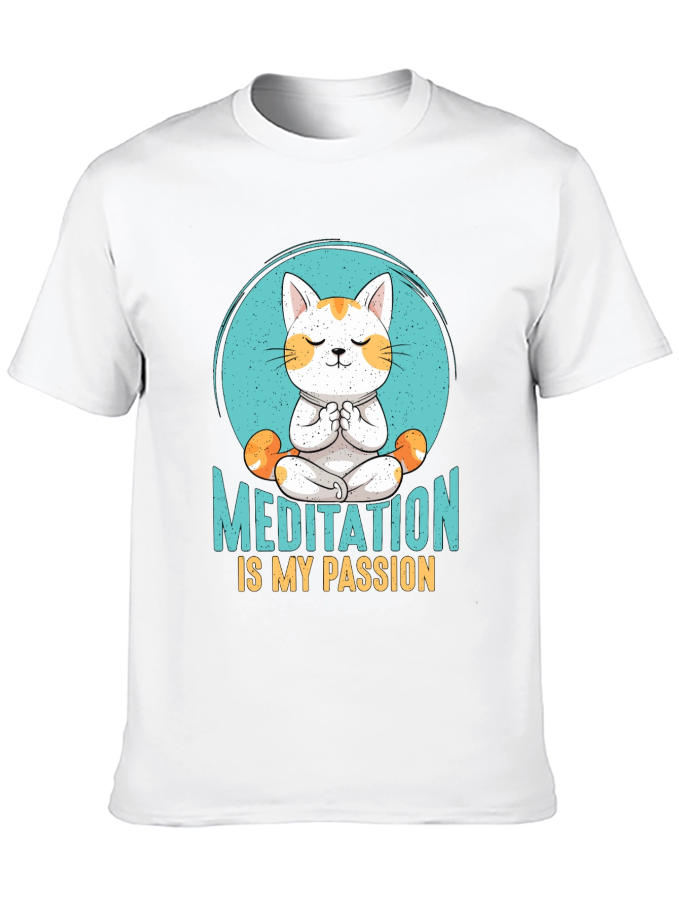 Meditation Cat T-Shirt: Find Your Zen - 10