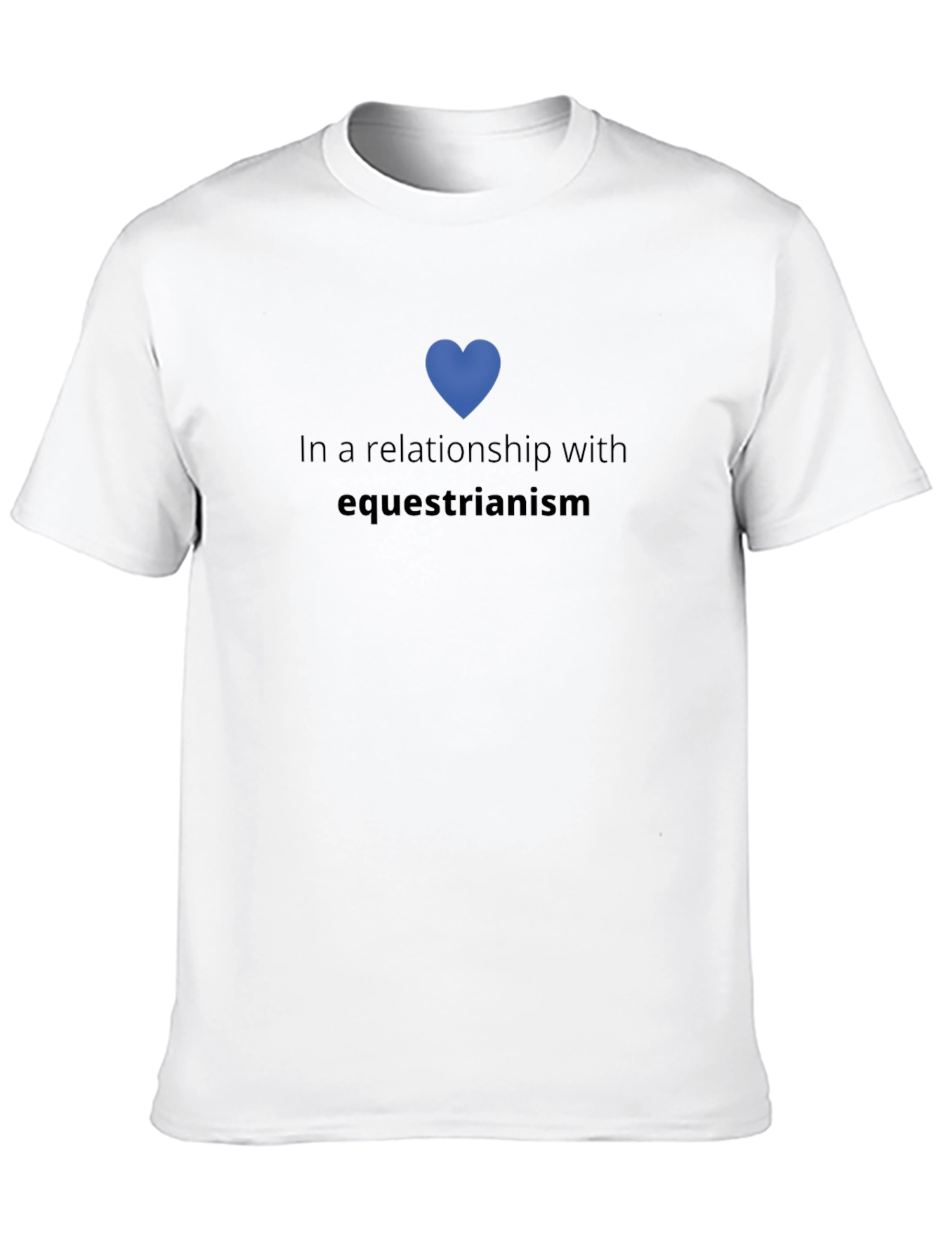 Black Equestrianism Relationship T-Shirt view 10