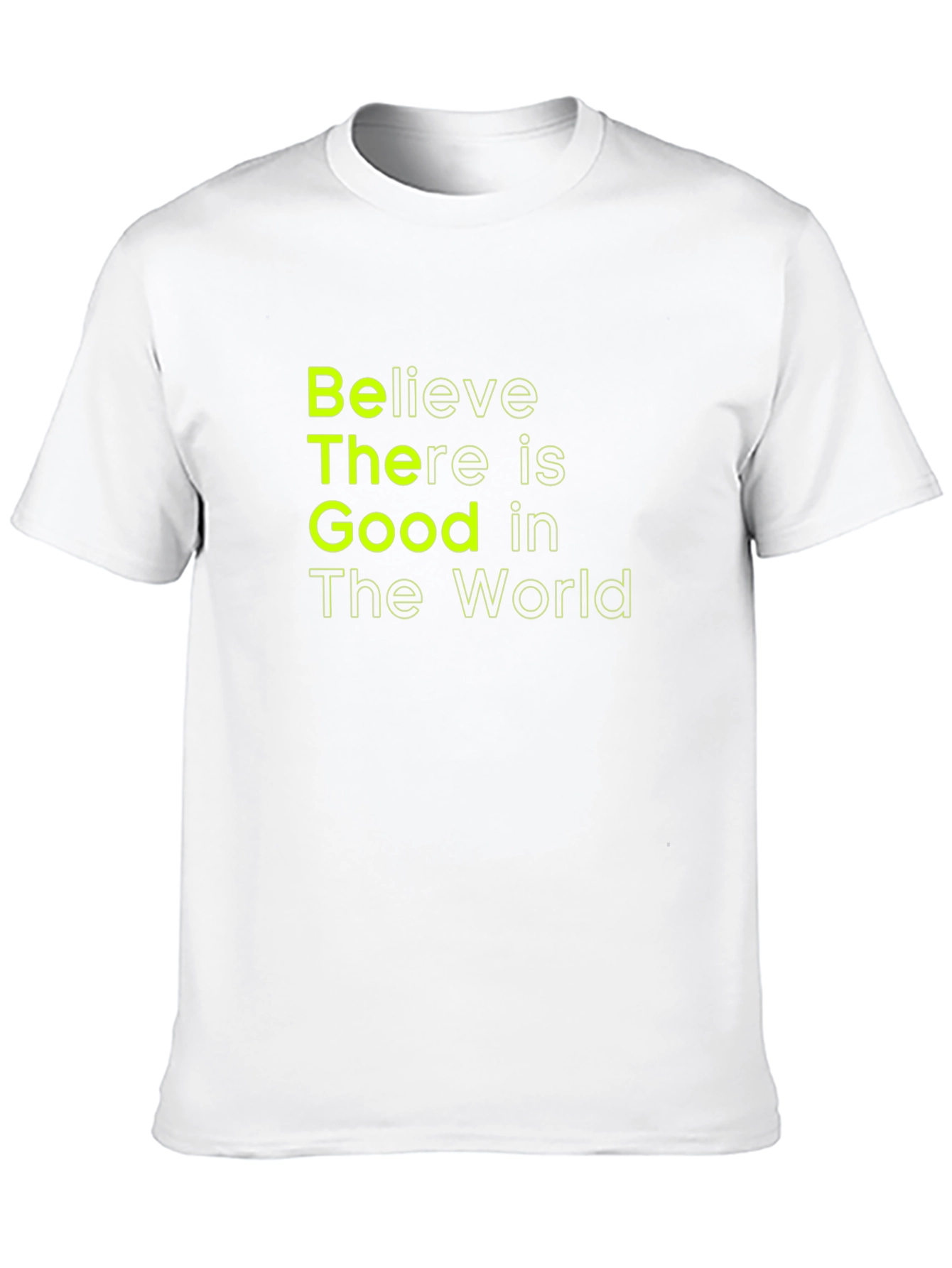 Black Believe There is Good T-Shirt - Black view 10