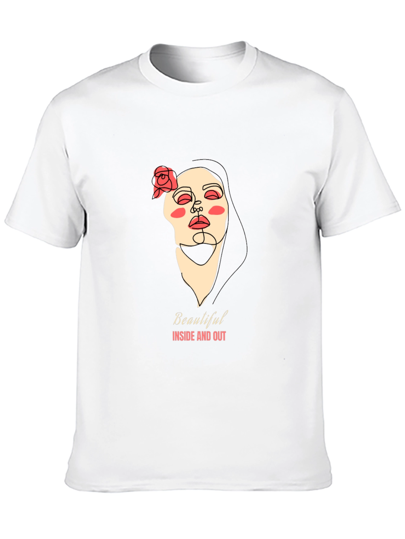 Black Beautiful Inside & Out Graphic Tee view 10
