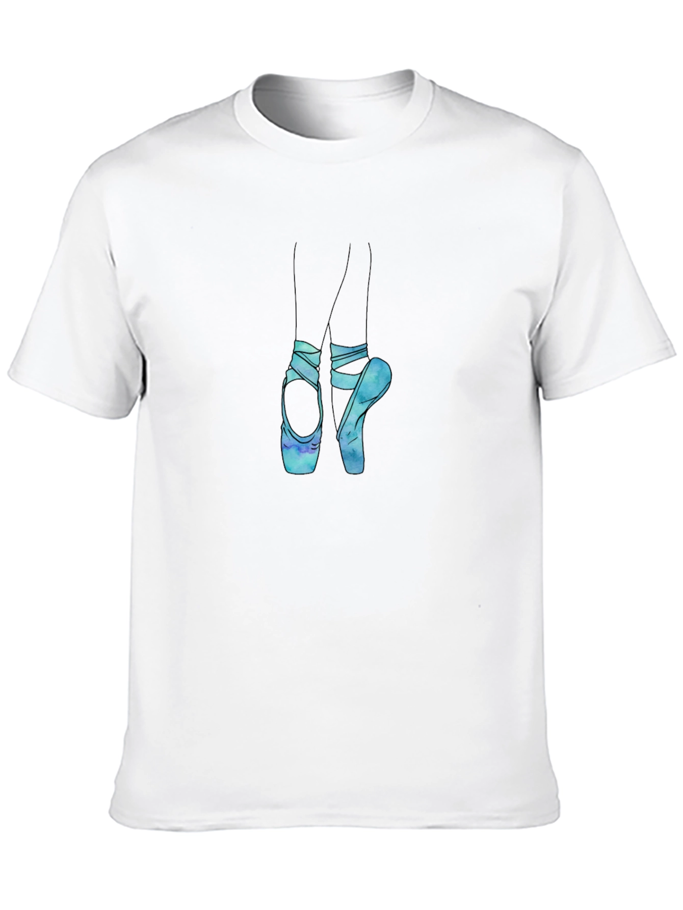 Black Ballet Shoes Graphic Tee - Dance Lover T-Shirt view 10