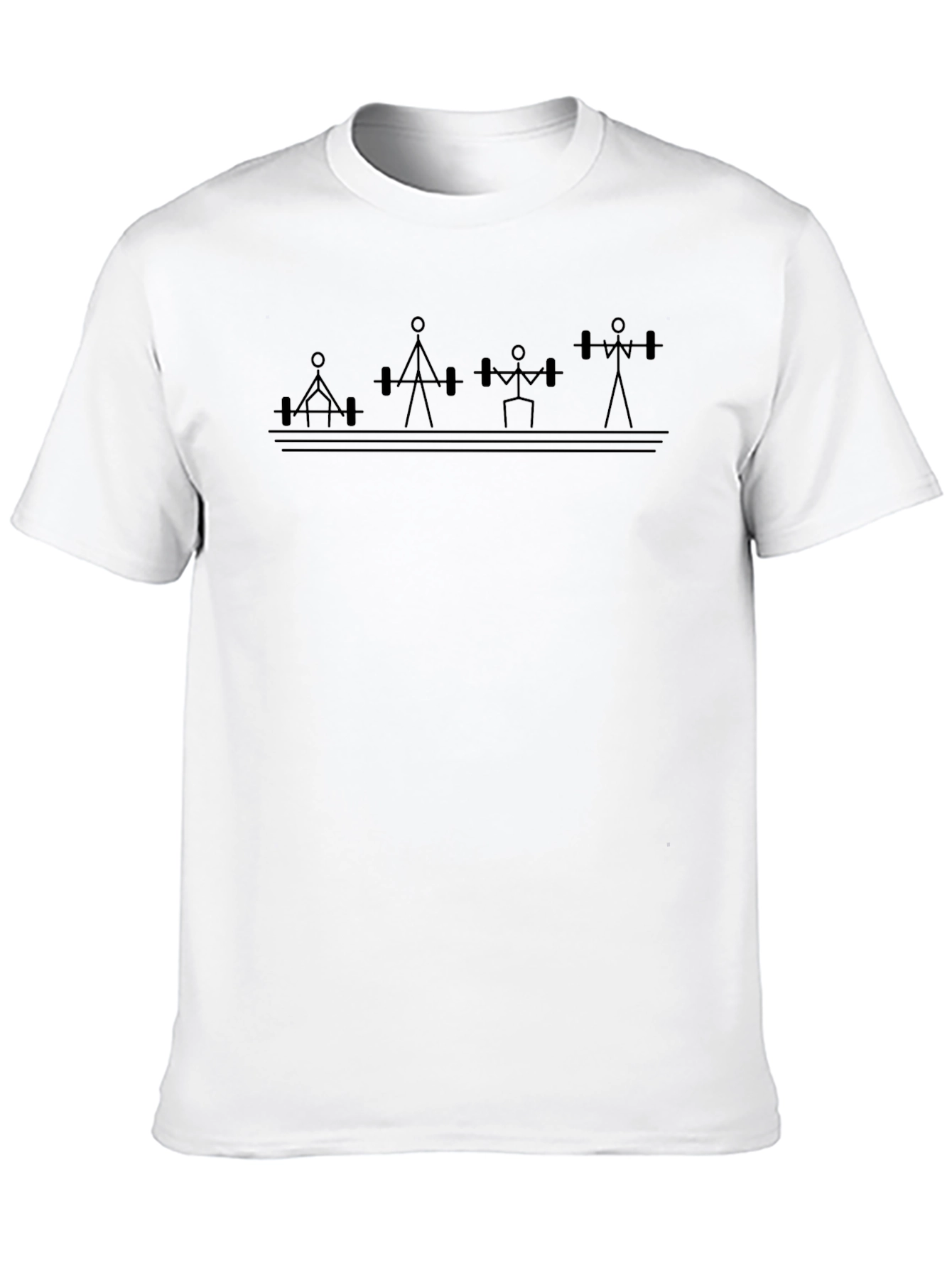 Black Weightlifting Evolution Graphic T-Shirt view 10