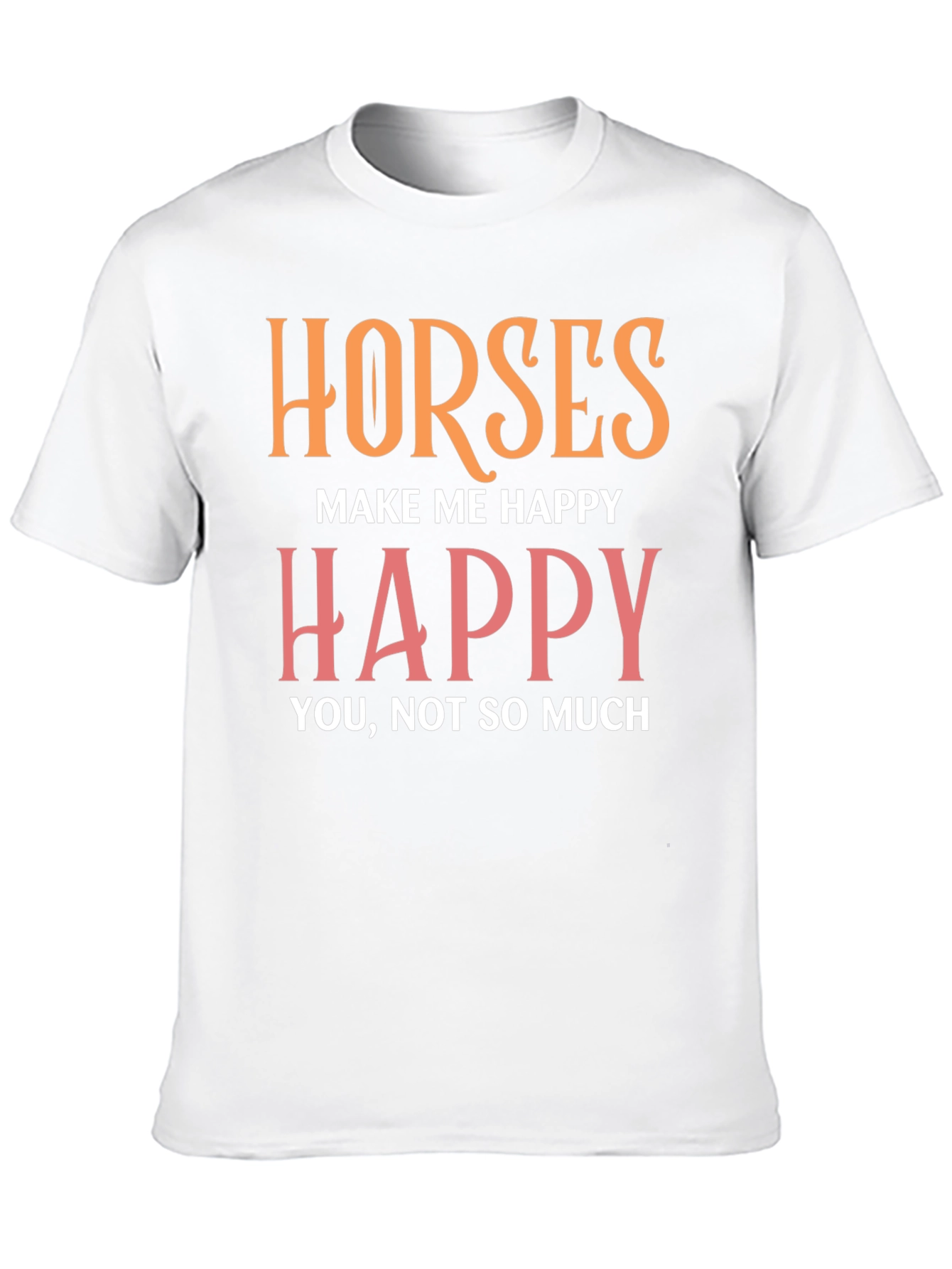 Black Horses Make Me Happy Graphic Tee view 10