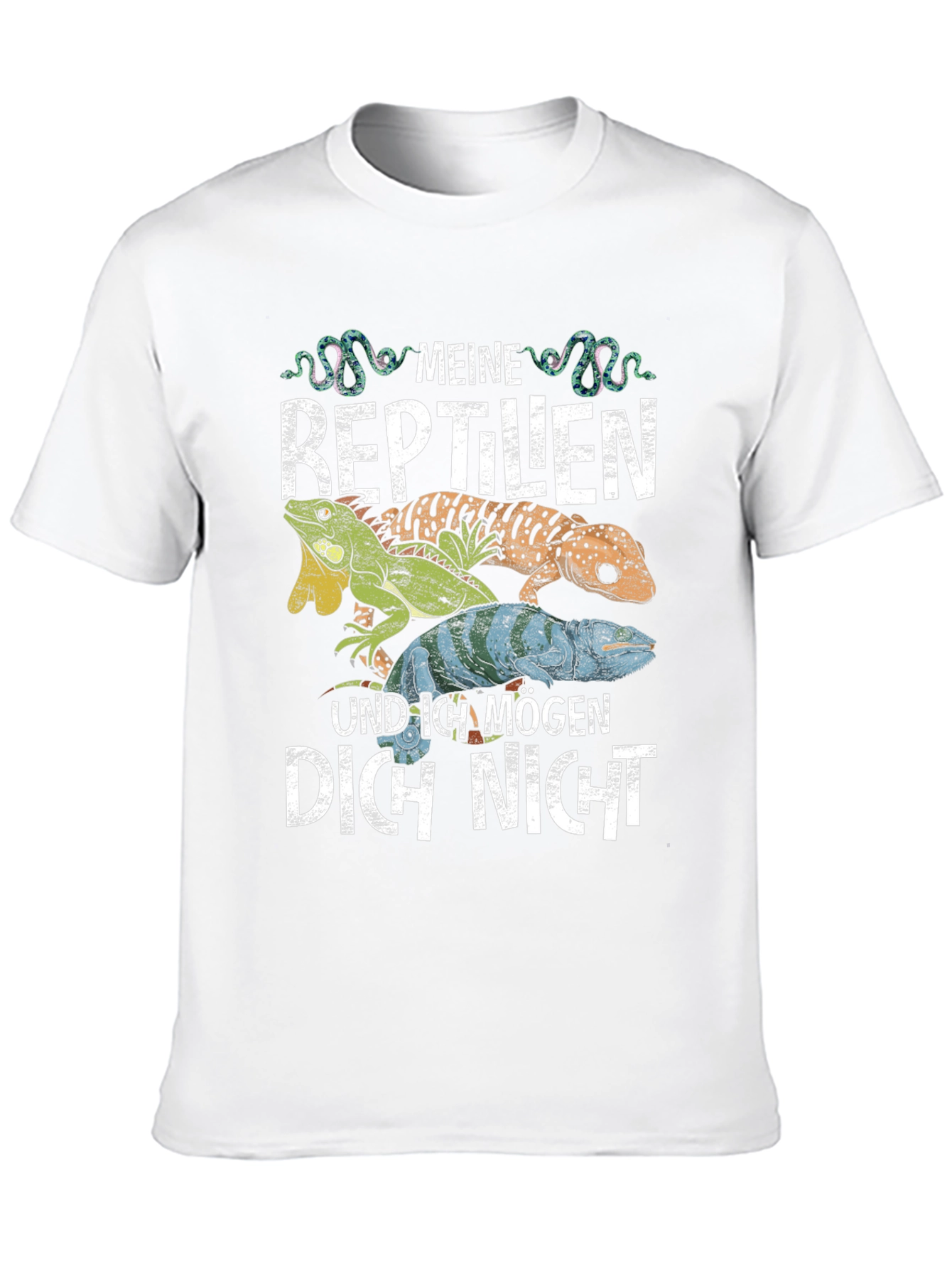 Black Reptile Lover Graphic Tee - Meine Reptilien T-Shirt view 10