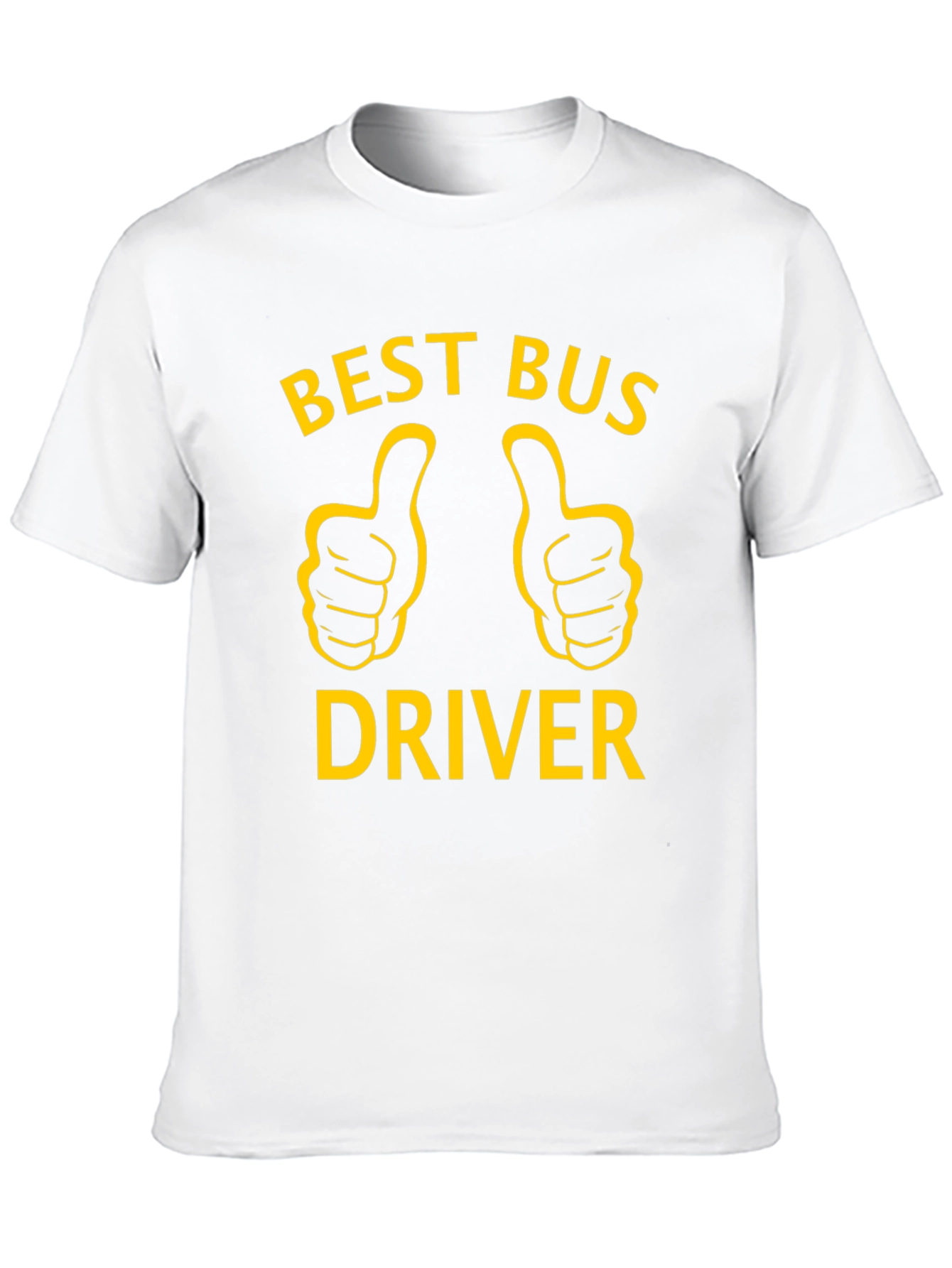 Black Best Bus Driver T-Shirt - Thumbs Up Graphic Tee view 10