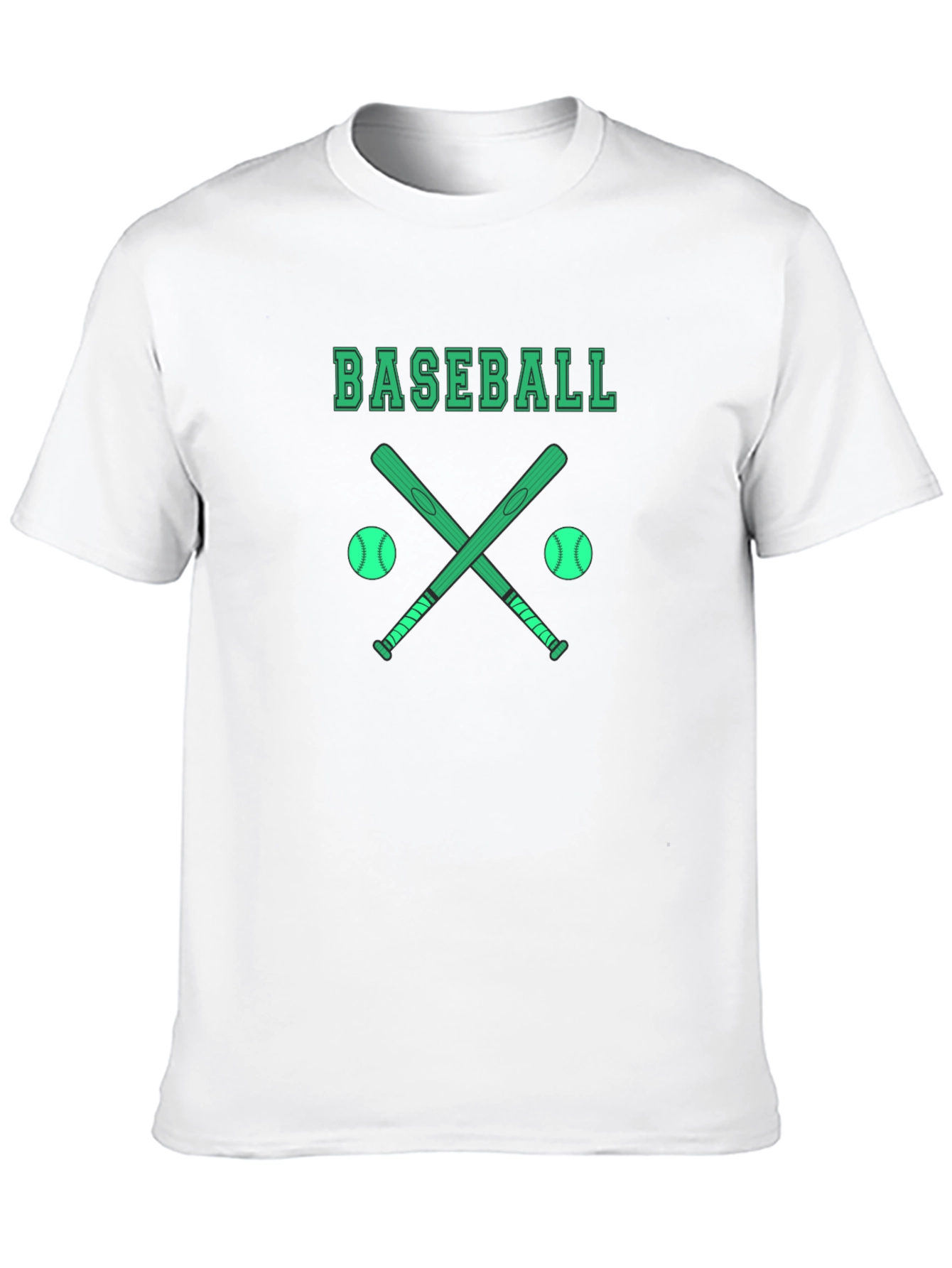 Baseball Graphic T-Shirt - Black Cotton Tee - 10