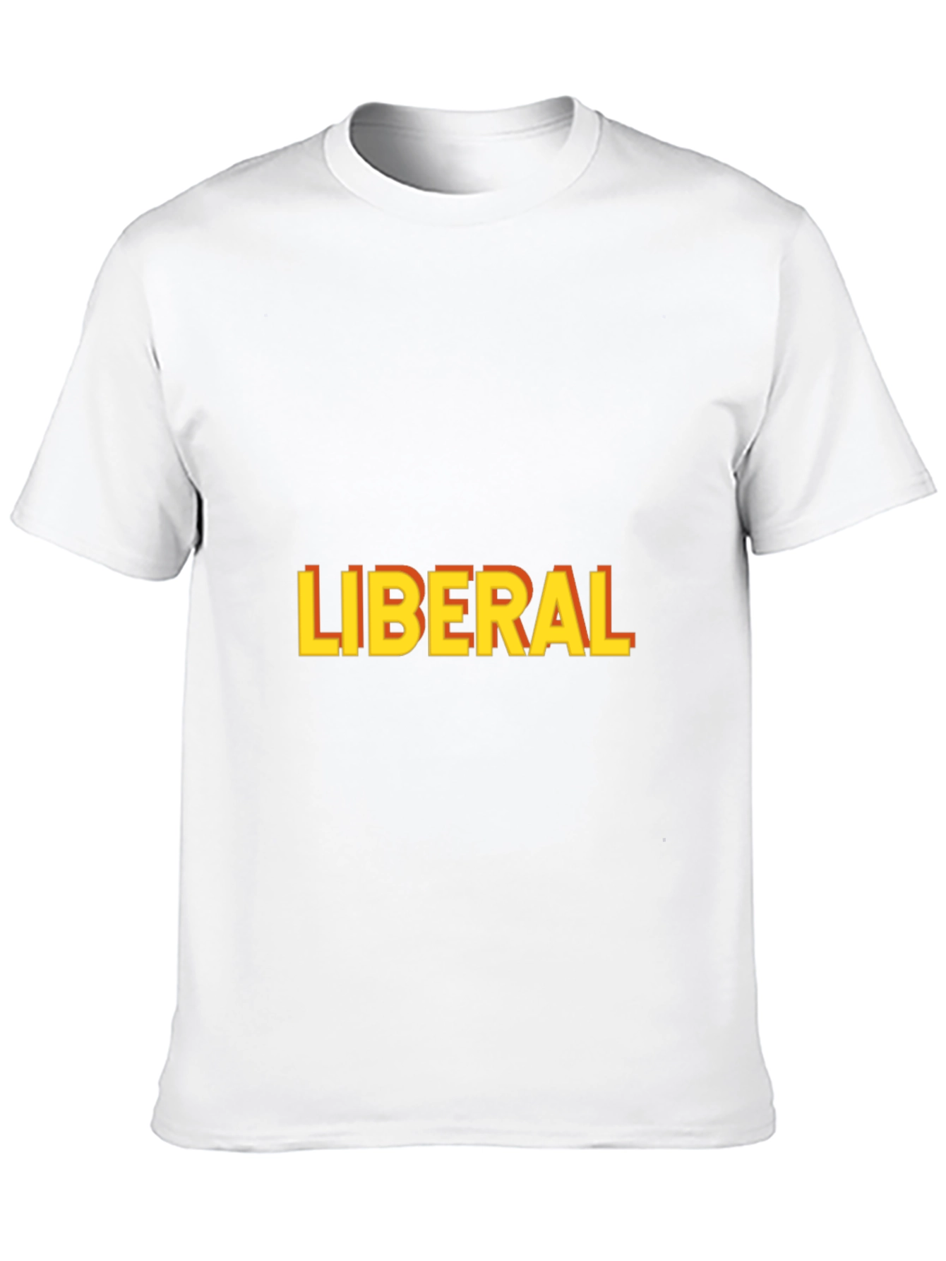 Black Liberal Graphic Print T-Shirt - Black view 10