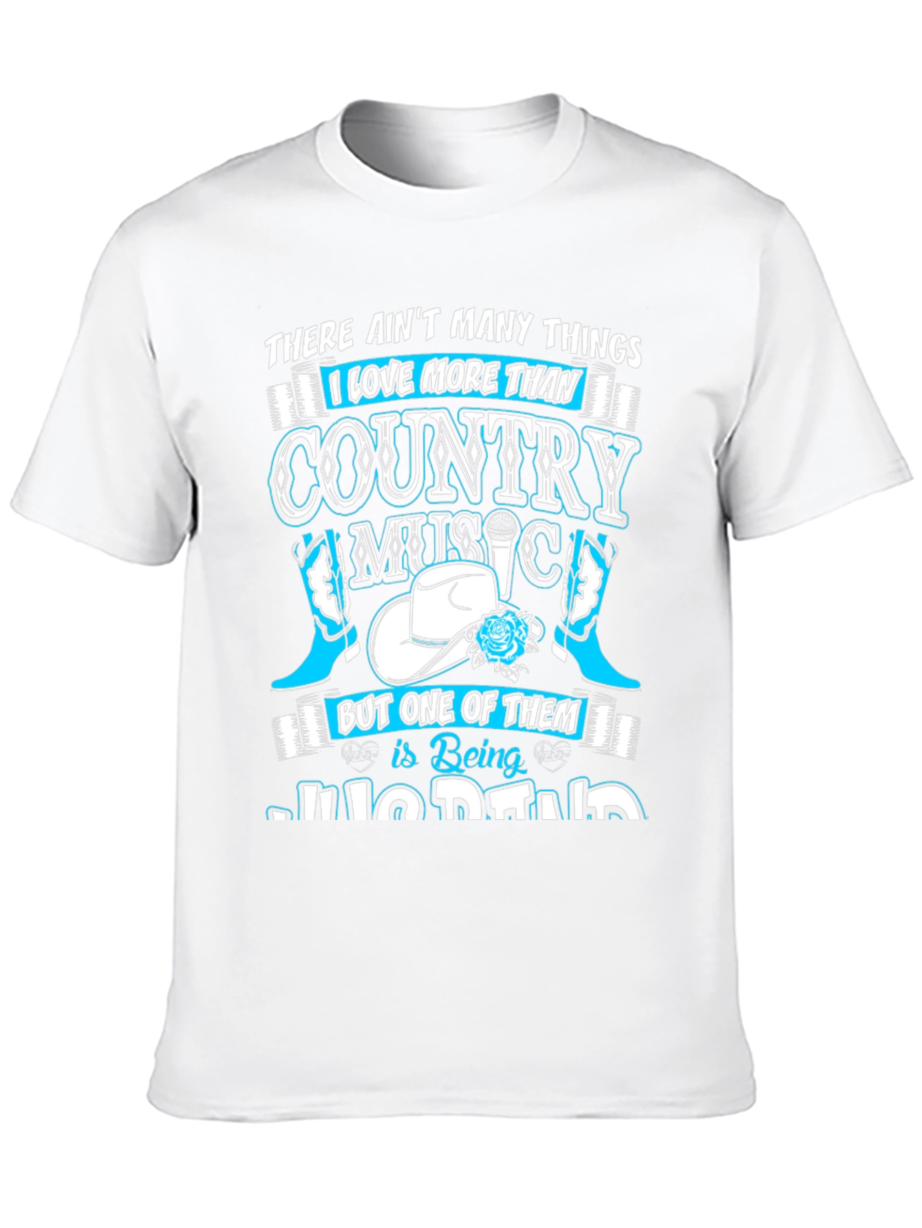 Black Country Music Fan T-Shirt view 10