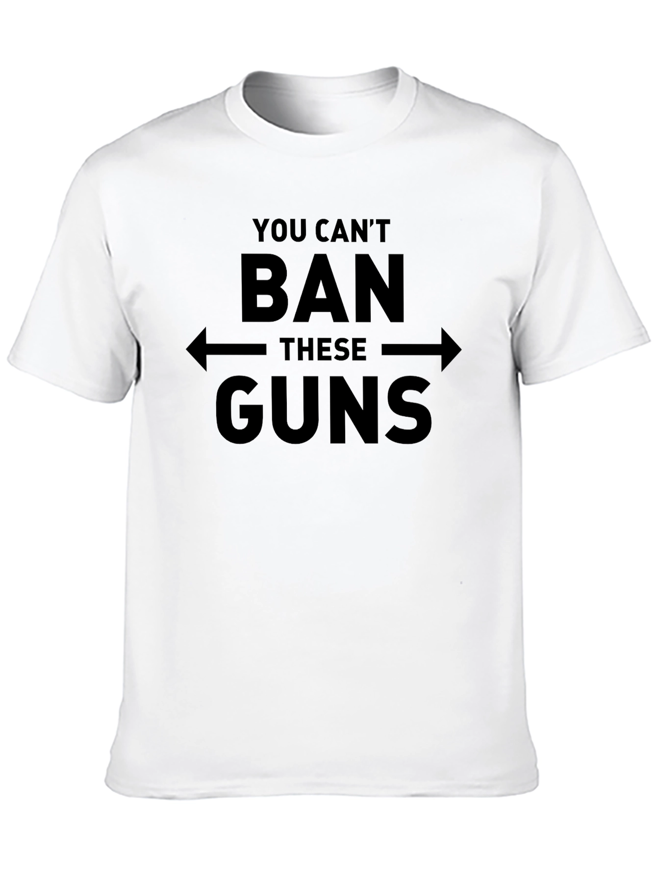 Black You Can't Ban These Guns Graphic Tee view 10