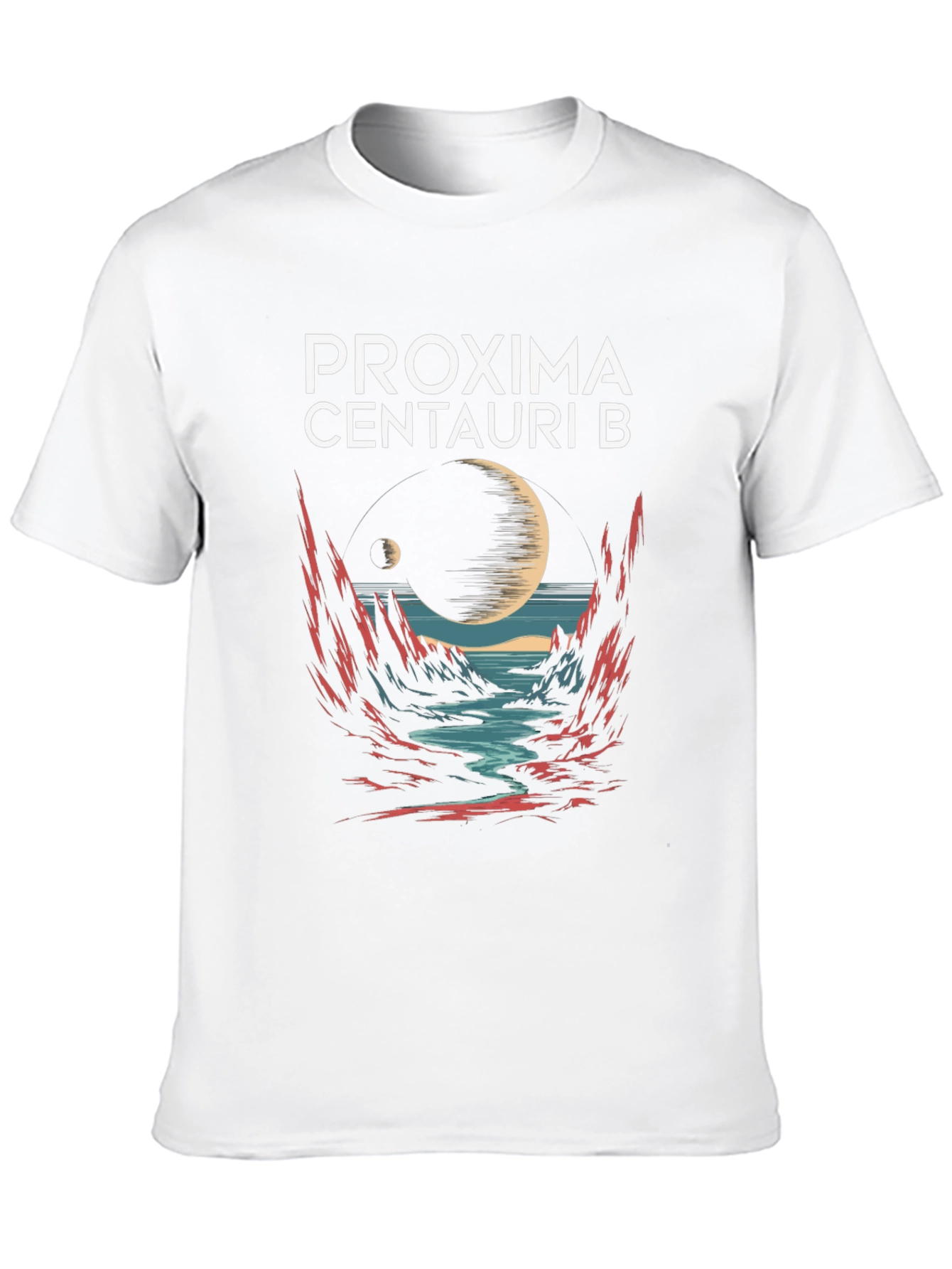 Black Proxima Centauri B Graphic T-Shirt view 10
