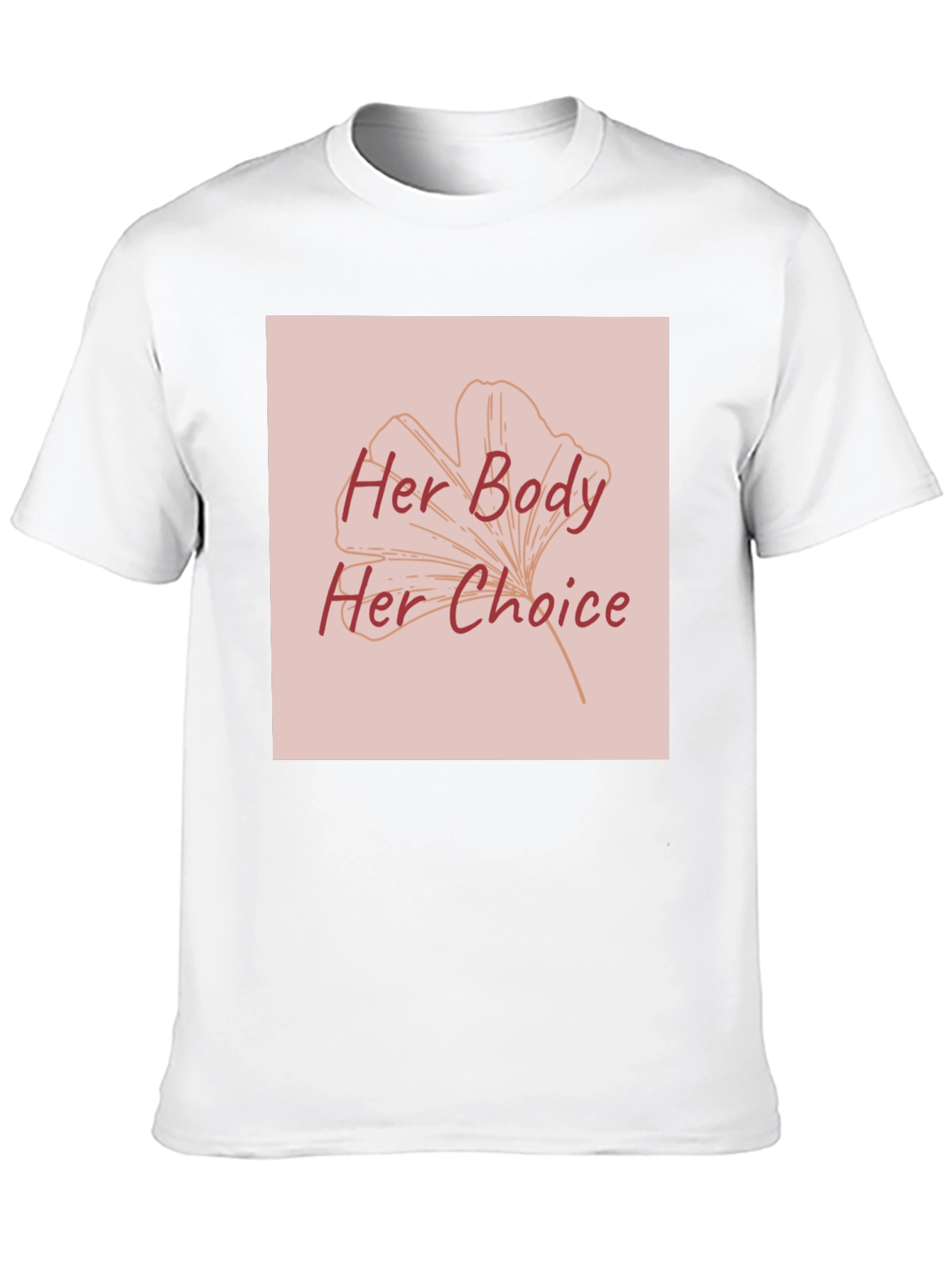 Black Her Body Her Choice Graphic Tee - Pro Choice T-Shirt view 10