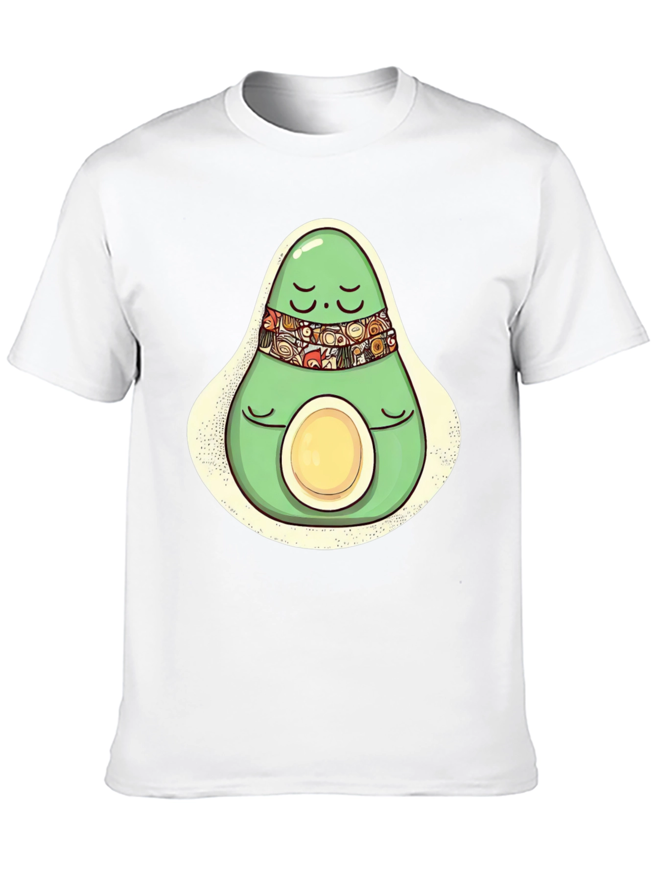 Black Relaxed Avocado Graphic T-Shirt view 10