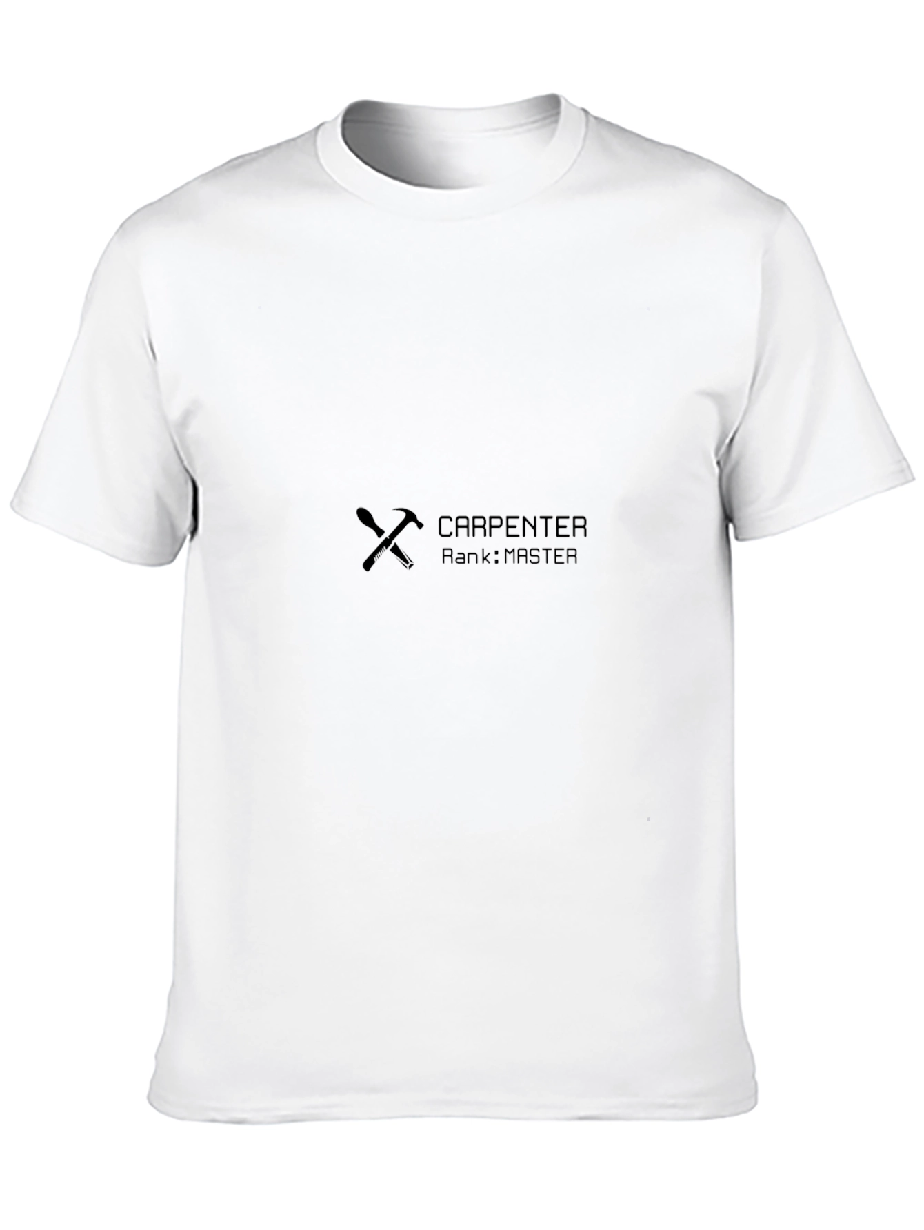 Black Carpenter Master Rank Black T-Shirt view 10