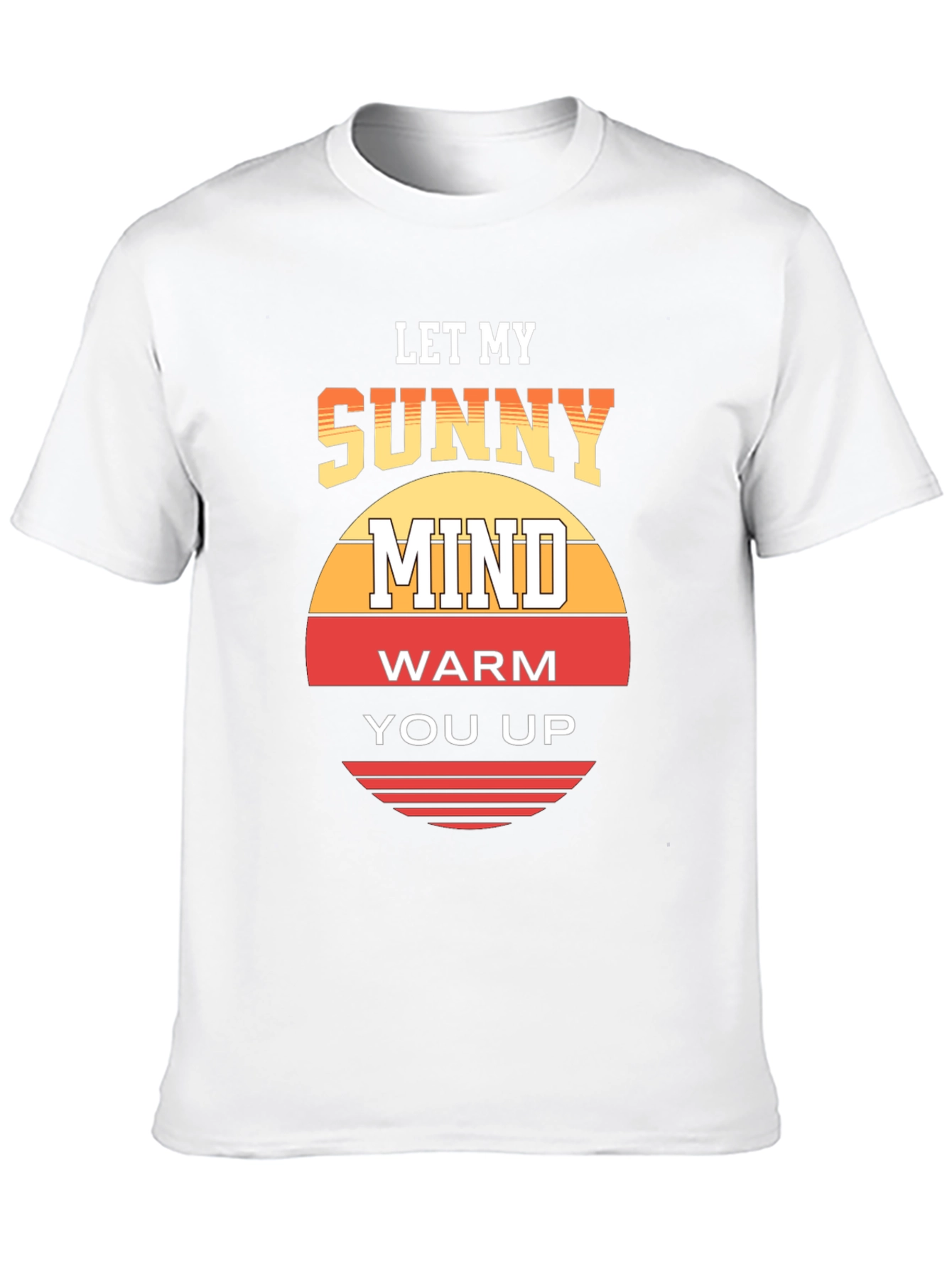 Black Sunny Mind Graphic Tee - Let My Mind Warm You Up view 10