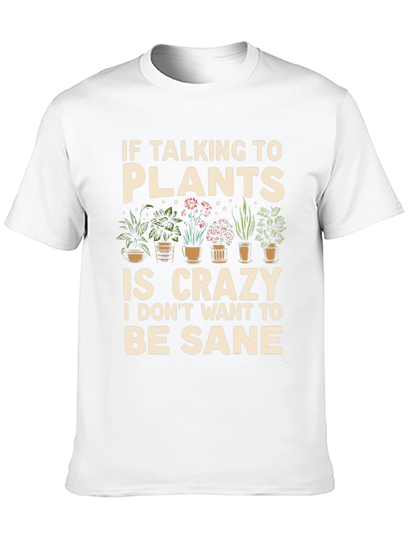 Black Plant Lover Graphic T-Shirt - Crazy About Plants! view 10