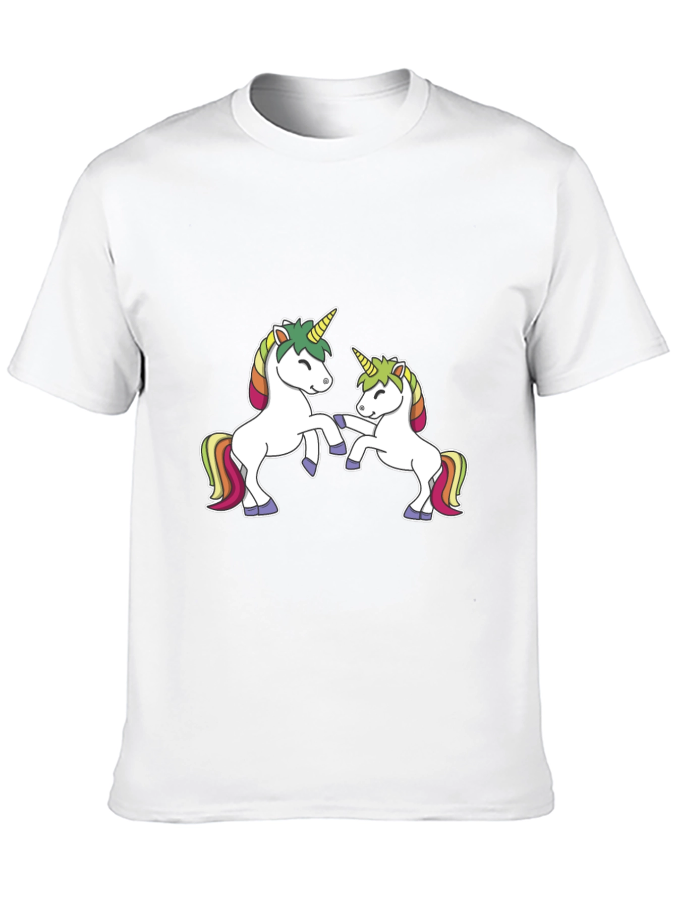 Black Unicorn T-Shirt - Black Cotton Blend view 10