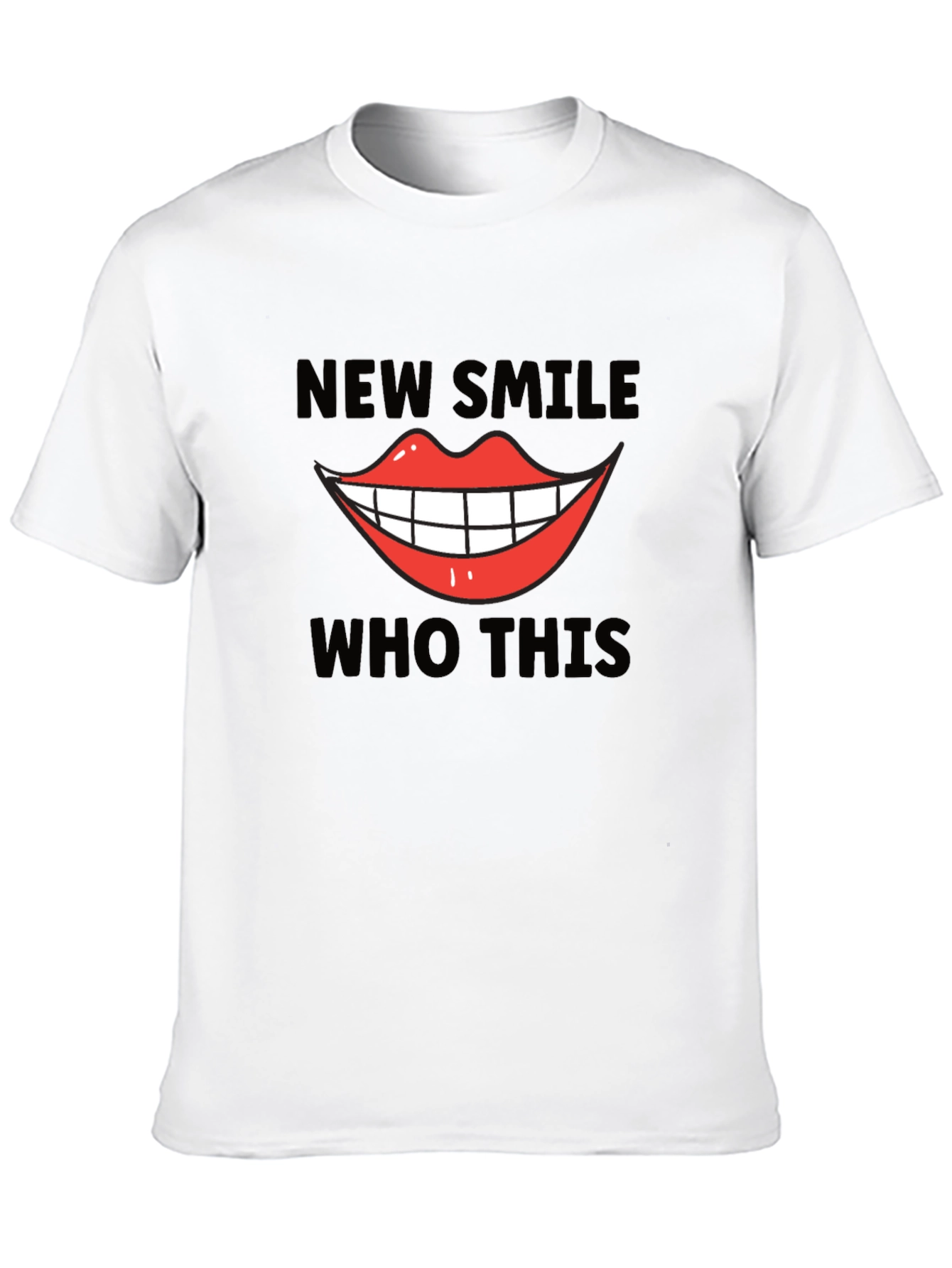 Black New Smile, Who This Black Graphic Tee view 10