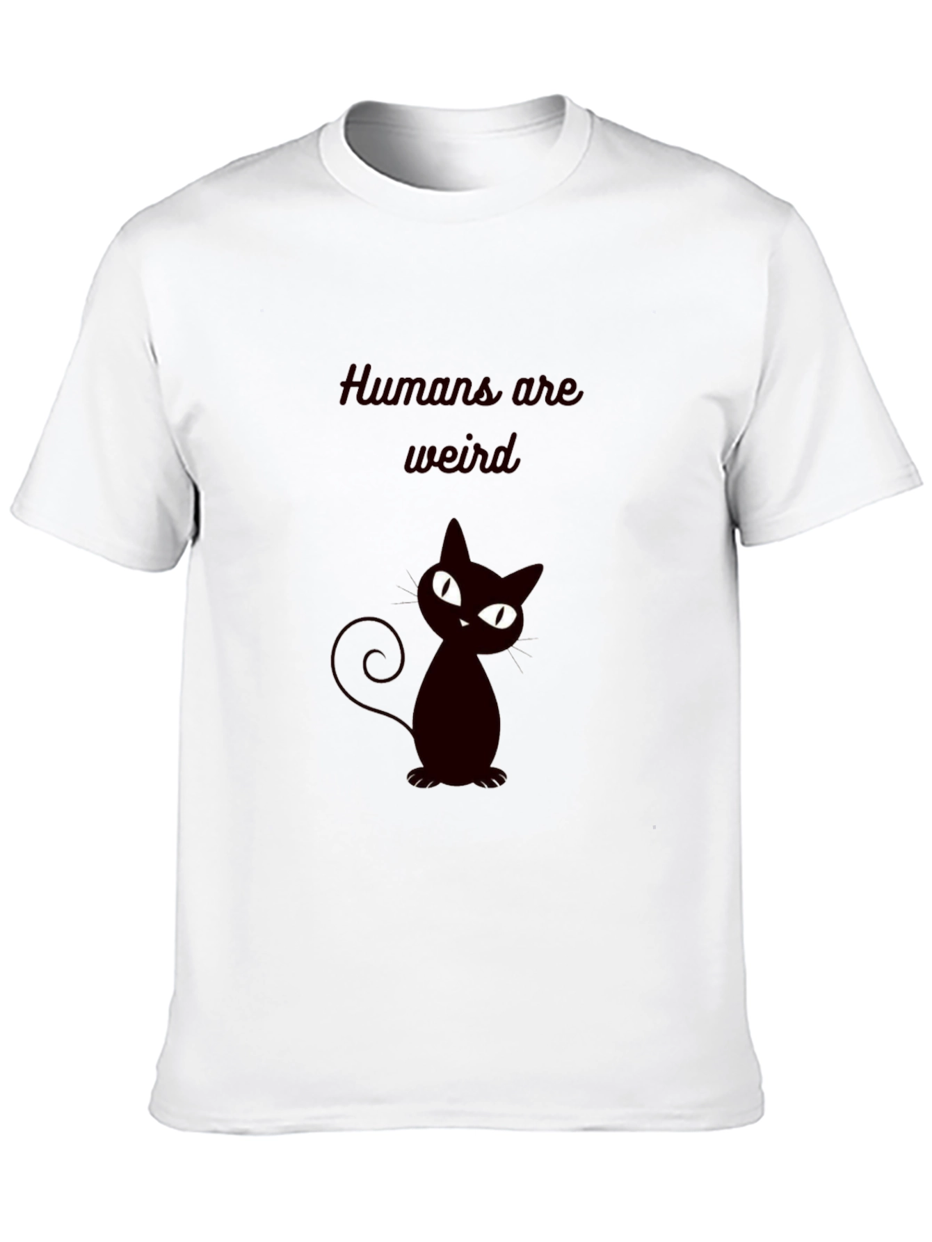 Black Humans Are Weird Cat T-Shirt view 10