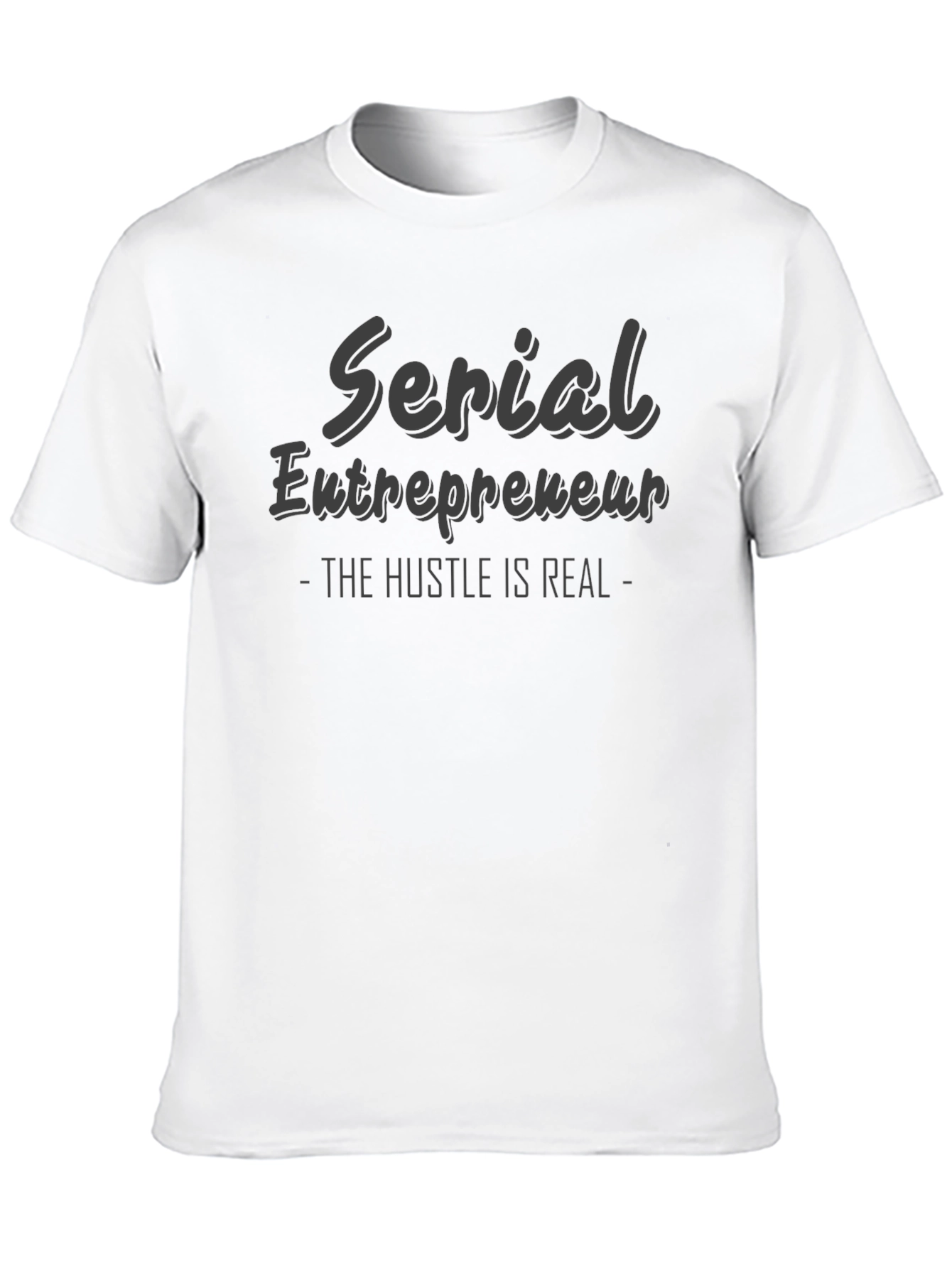 Black Serial Entrepreneur Hustle T-Shirt view 10