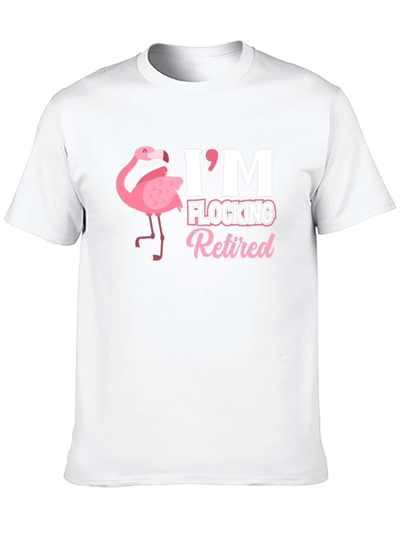 Black I'm Flocking Retired T-Shirt view 10