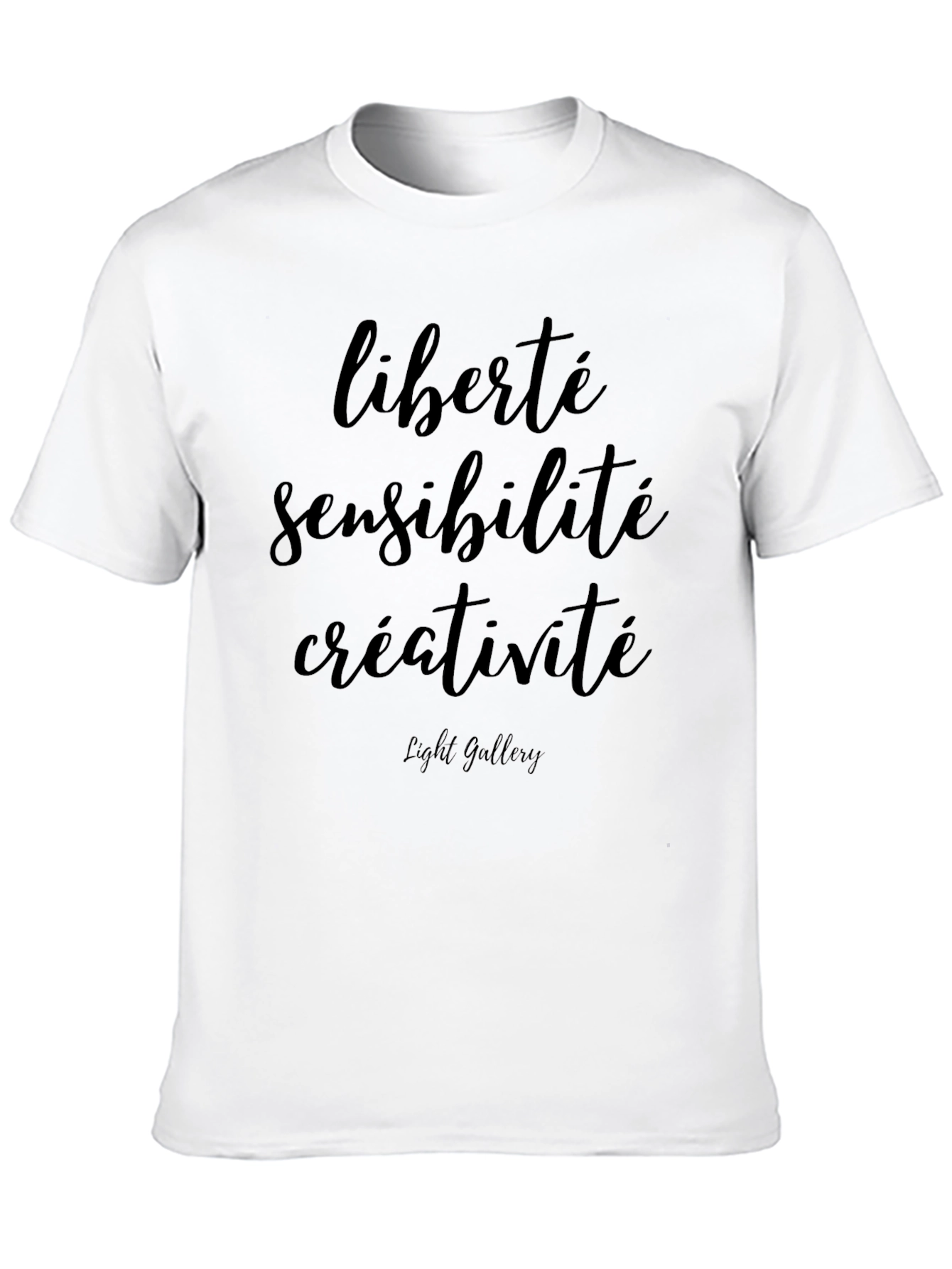 Black Liberté Sensibilité Créativité Black T-Shirt view 10