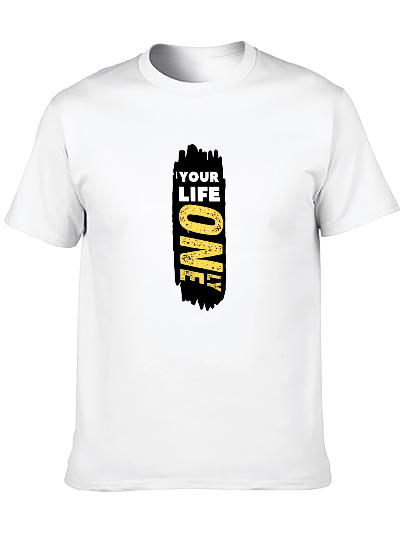 Black Your Life Only Black Graphic Tee view 10