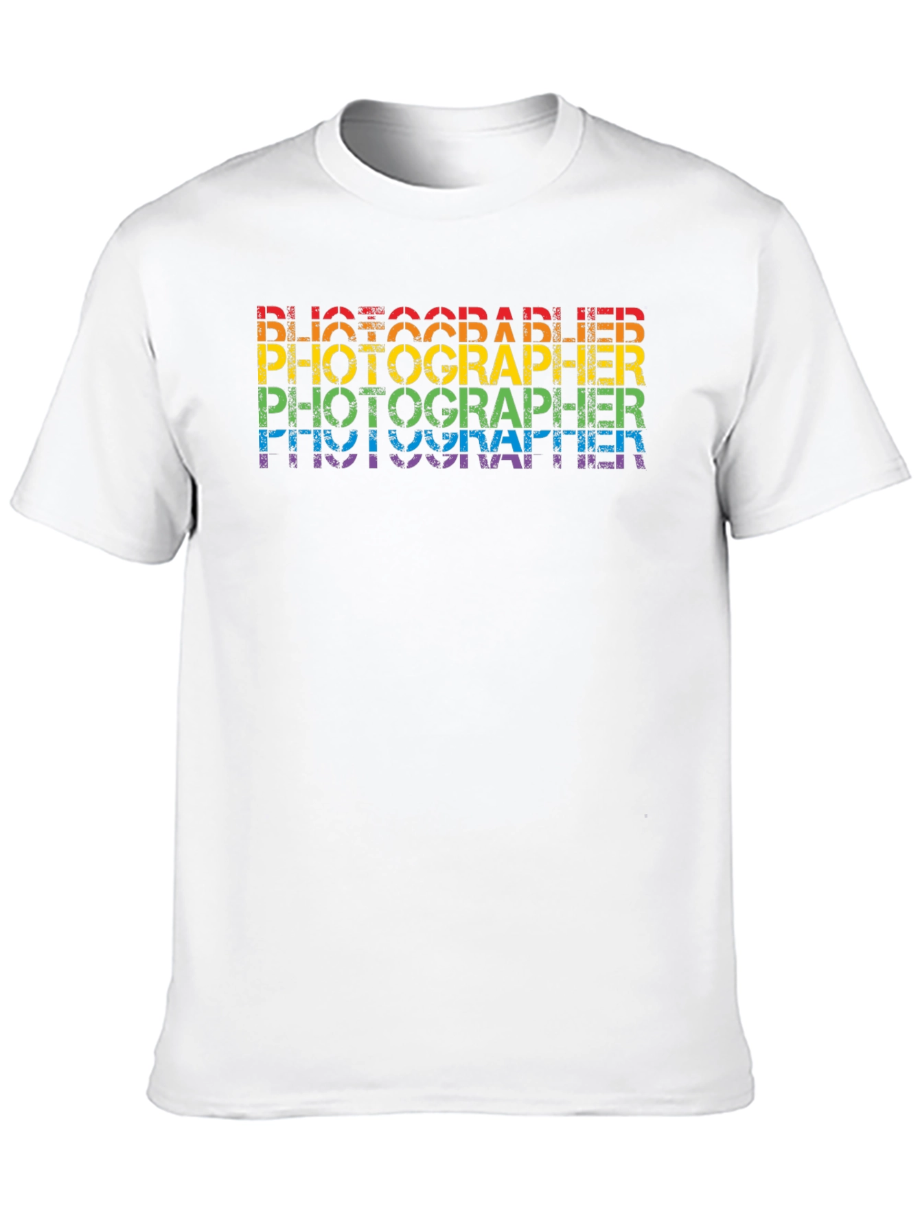 Black Photographer Pride Rainbow T-Shirt view 10