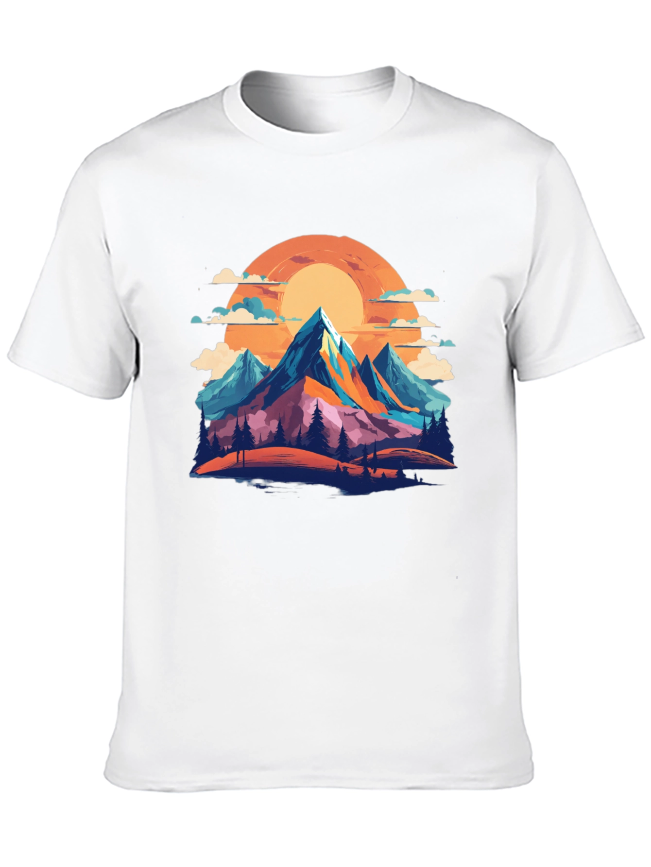 Black Mountain Sunset Graphic Tee view 10