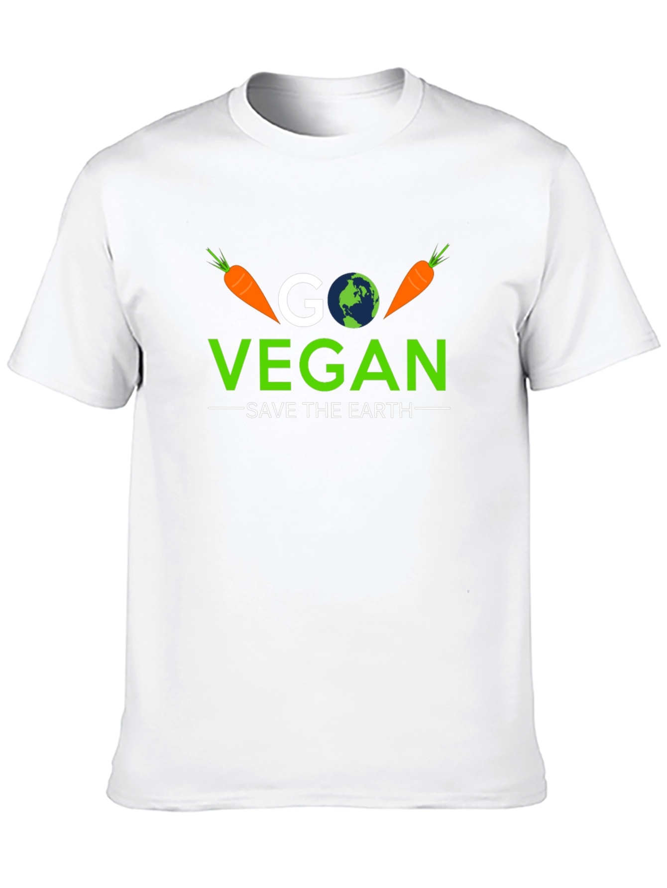Go Vegan Save the Earth T-Shirt - 10
