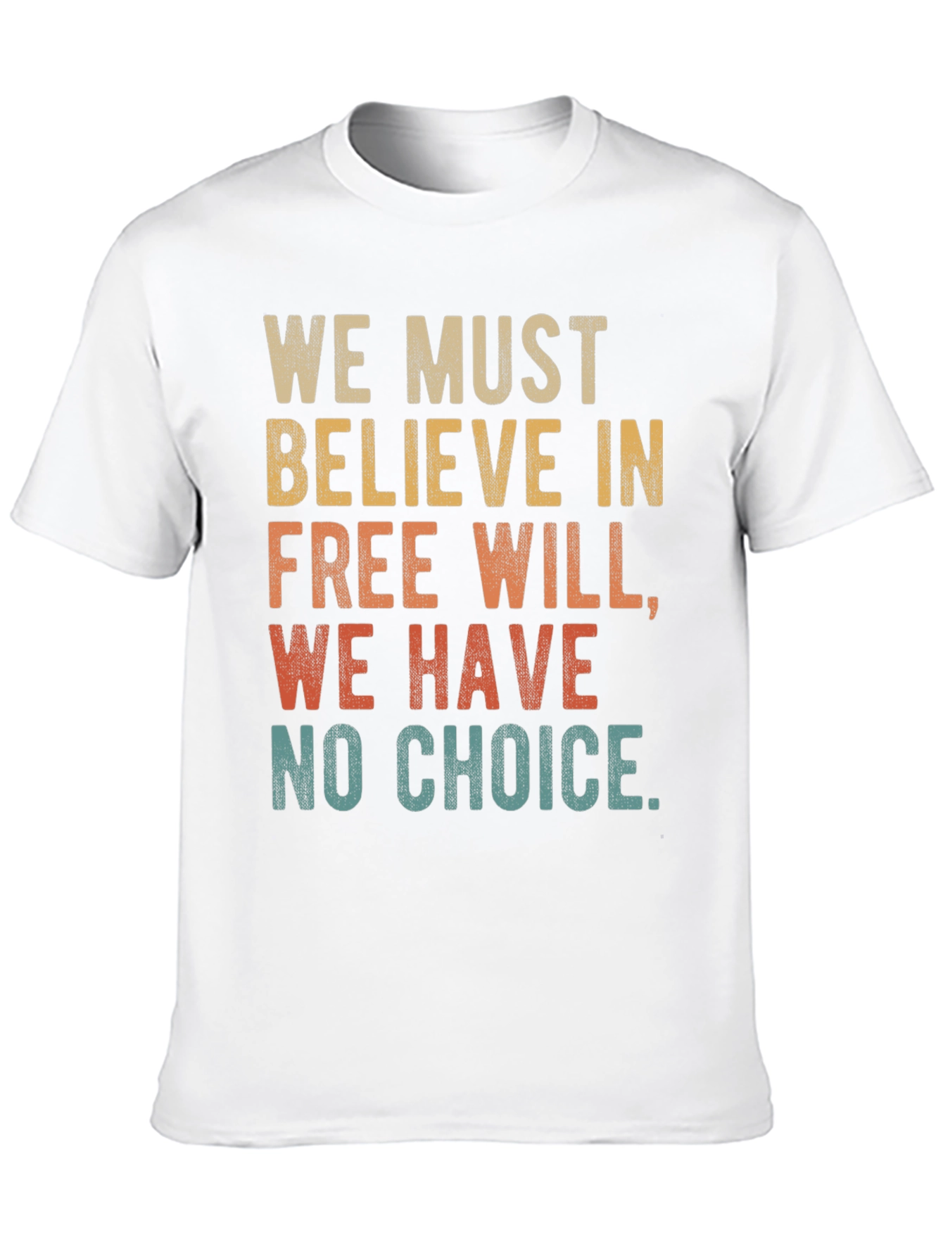 Black Free Will T-Shirt - We Must Believe Tee view 10