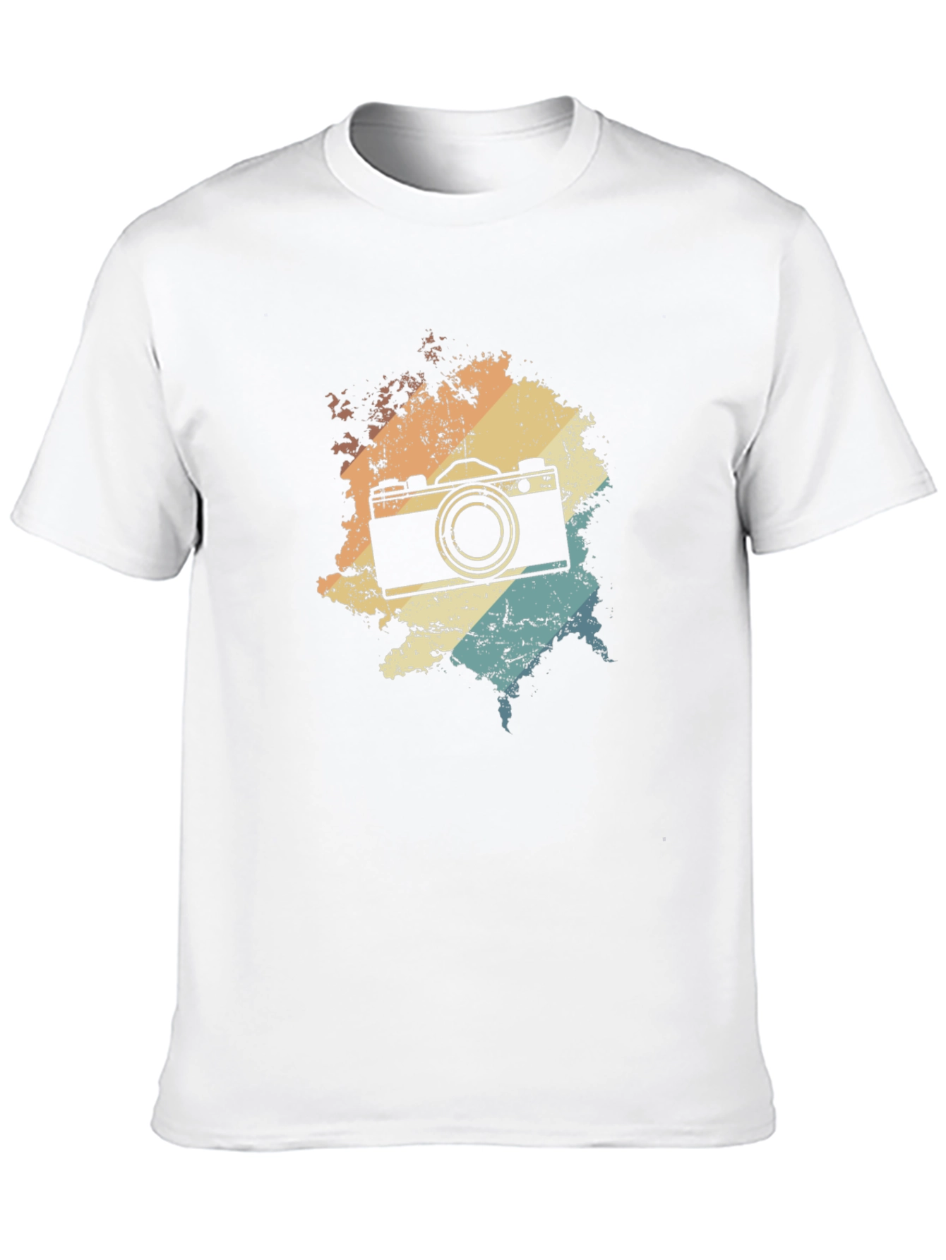 Black Retro Camera Graphic T-Shirt - Vintage Style view 10