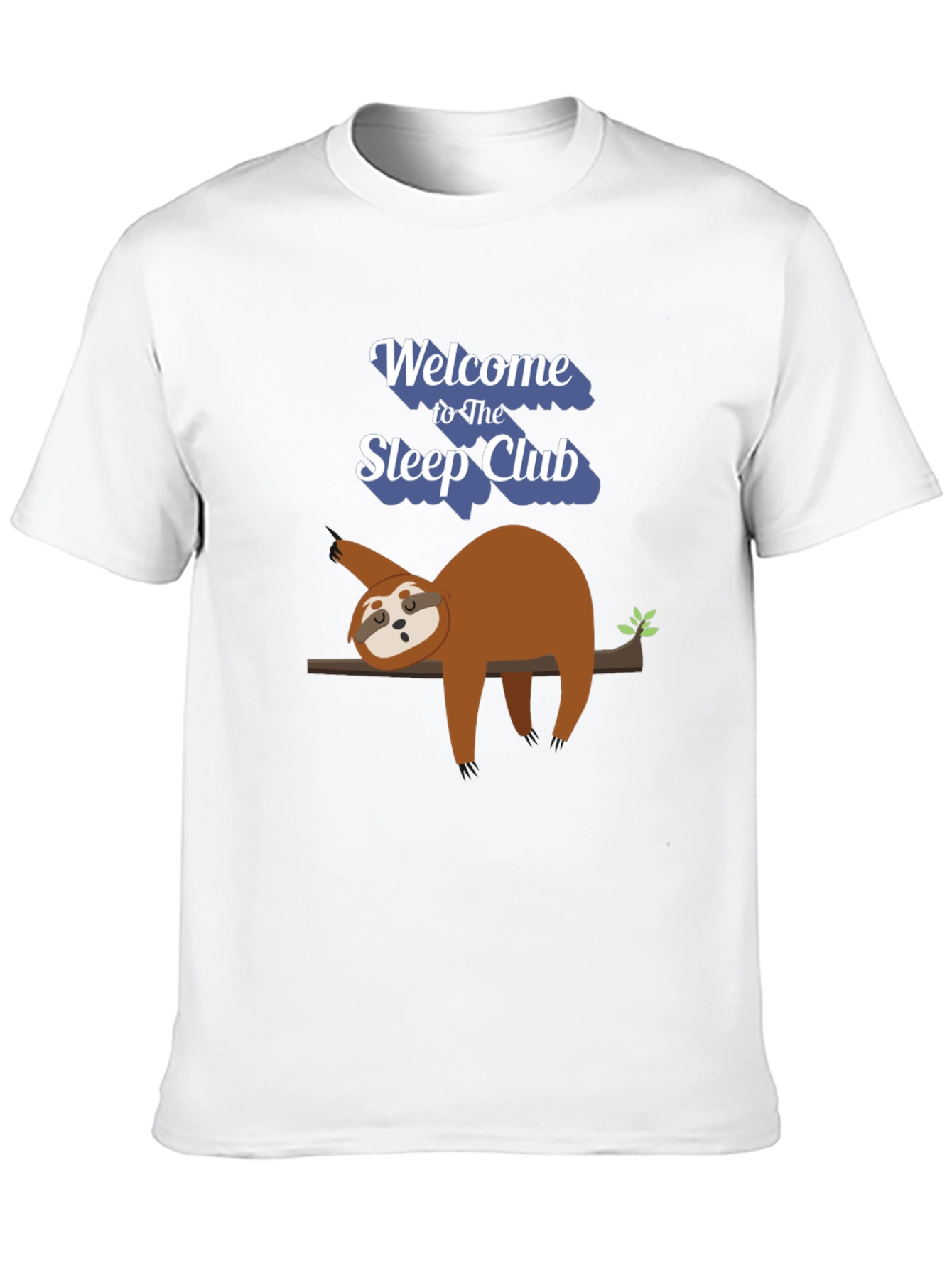 Black Sleep Club Sloth Graphic T-Shirt - Relaxed Fit view 10