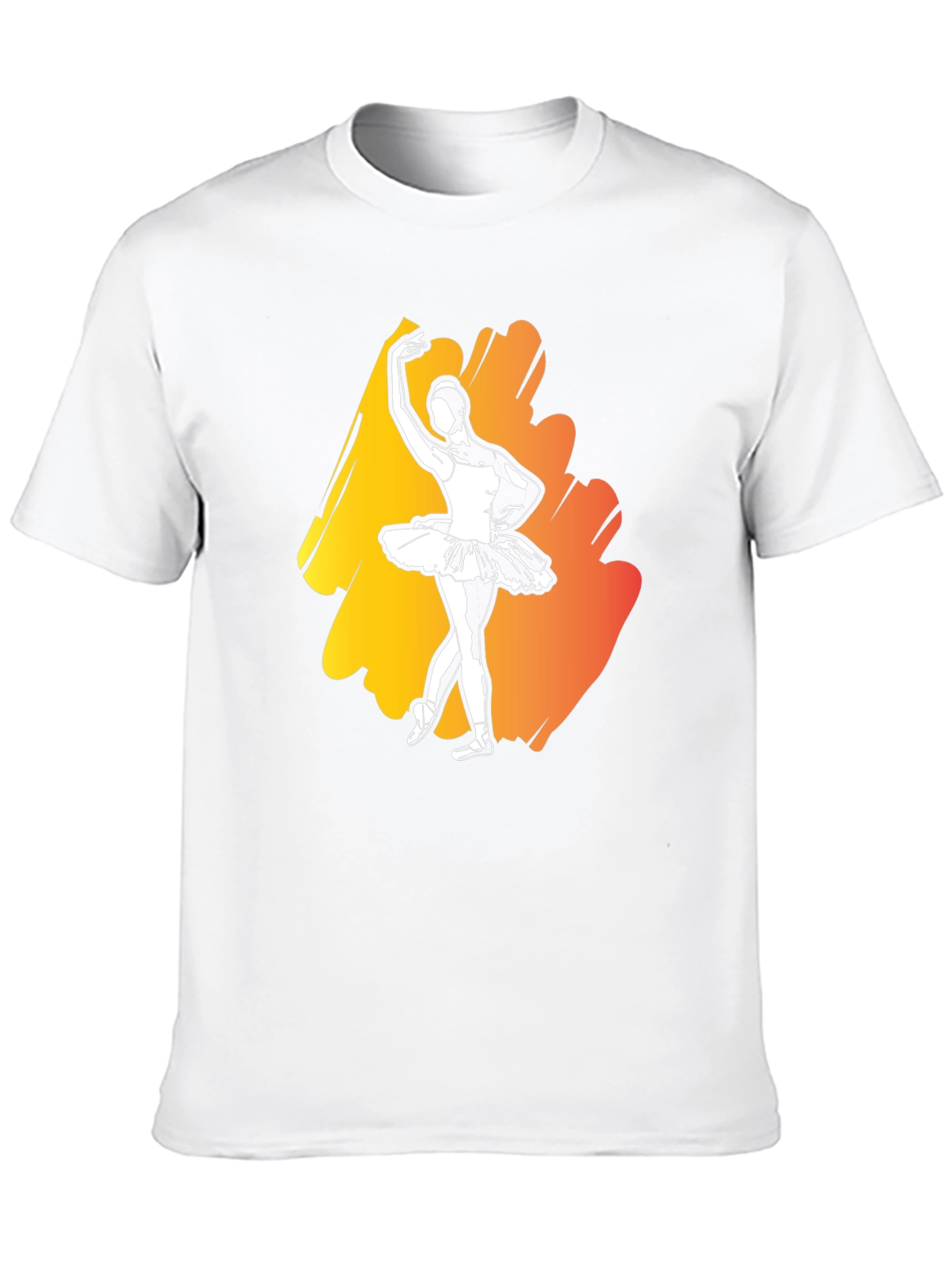 Black Ballerina Graphic Tee - Men's Black T-Shirt view 10