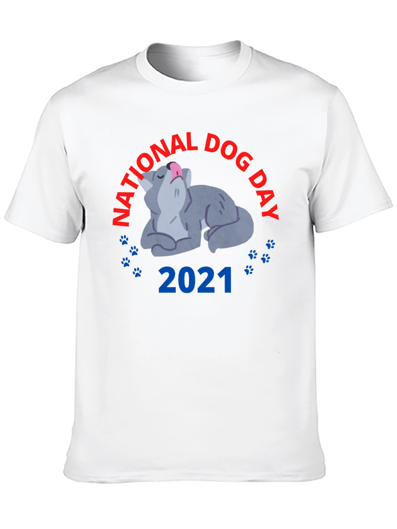 Black National Dog Day 2021 T-Shirt view 10