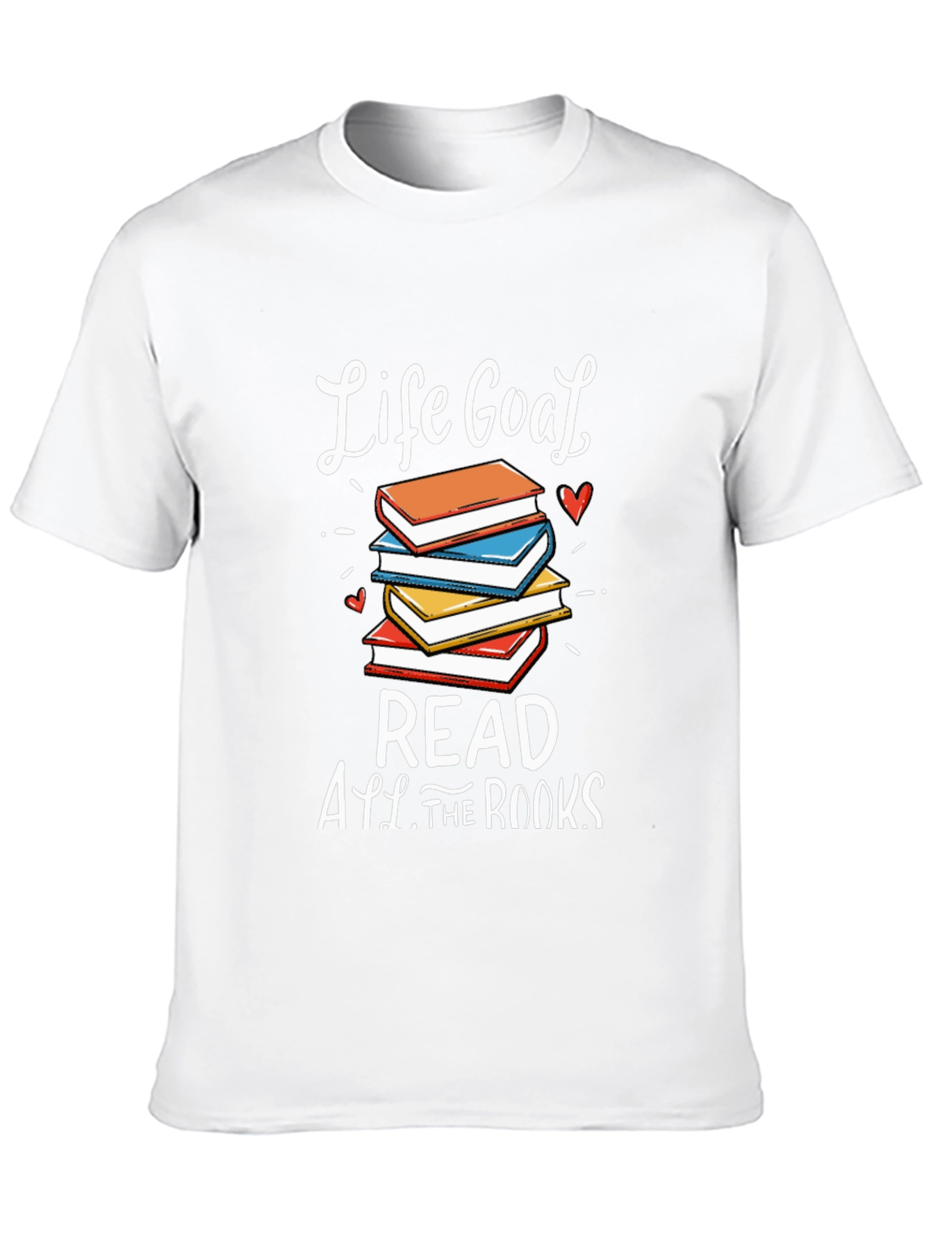 Black Life Goal Read All The Books T-Shirt view 10