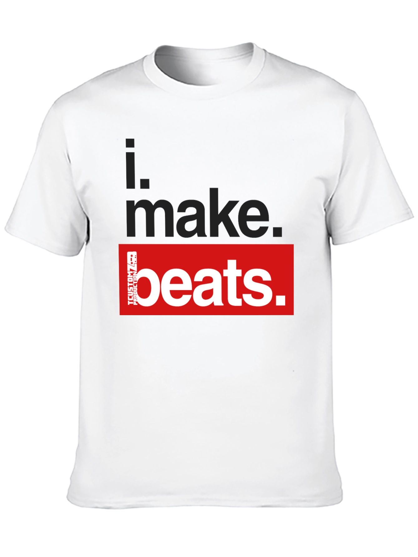Black I Make Beats Graphic T-Shirt - Black view 10