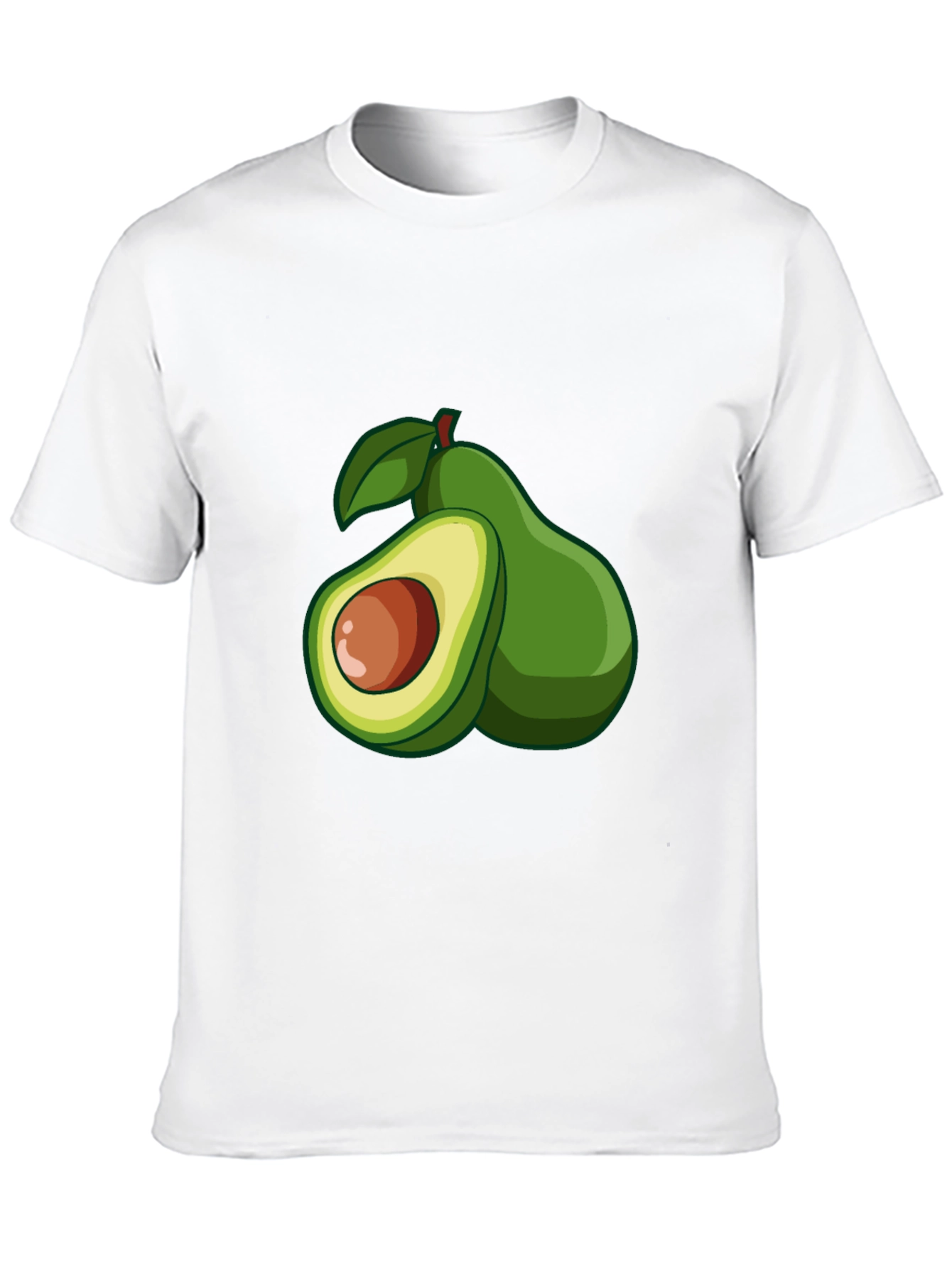 Black Avocado Graphic Tee - Fresh & Fun Design view 10