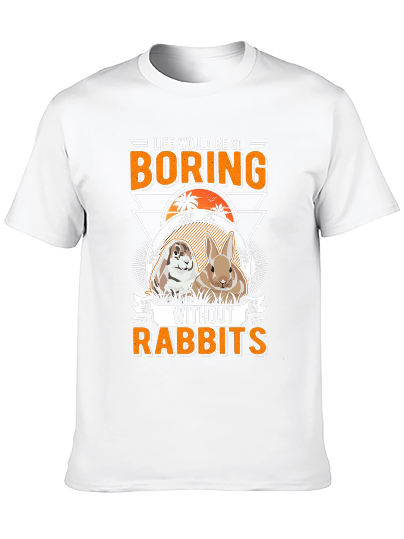 Black Life Would Be So Boring Without Rabbits T-Shirt view 10